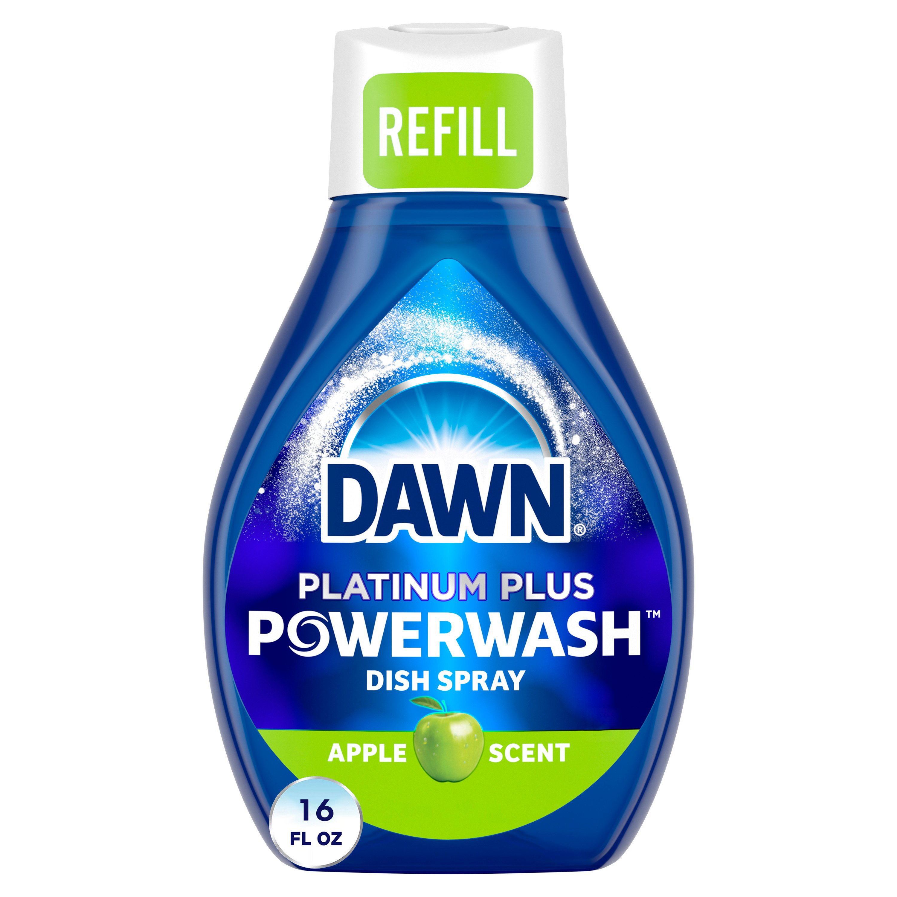 Dawn Powerwash Platinum Apple Scent Dish Spray Refill - Shop Dish Soap &  Detergent at H-E-B