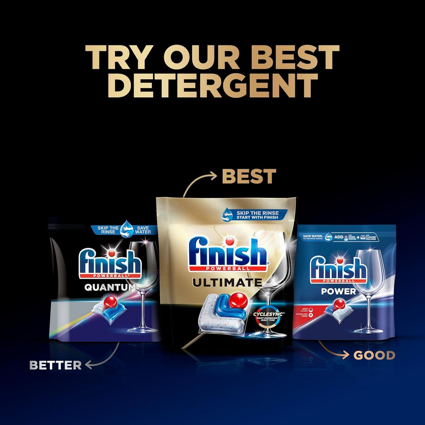 Finish Quantum Dishwasher Detergent Premium Dishwashing Tablets; image 8 of 10