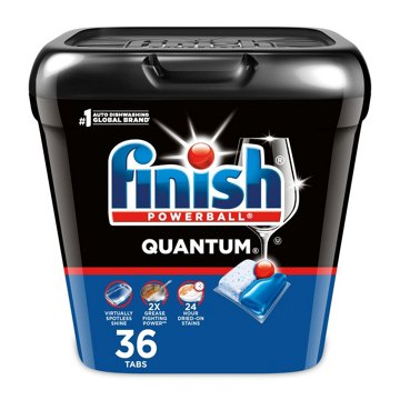 Finish Quantum Dishwasher Detergent Pods, 36 ct