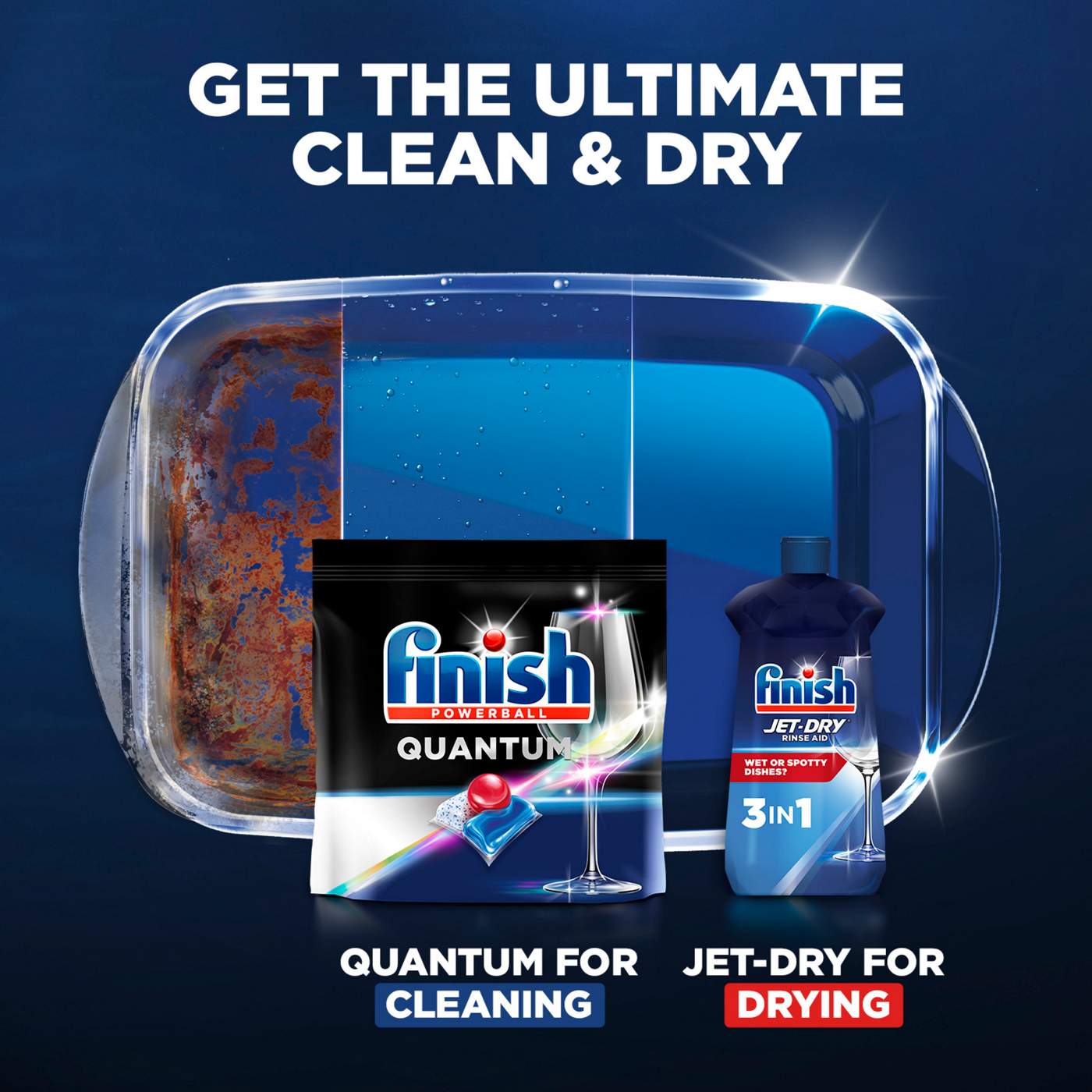 Finish Quantum Dishwasher Detergent Premium Dishwashing Tablets; image 8 of 10