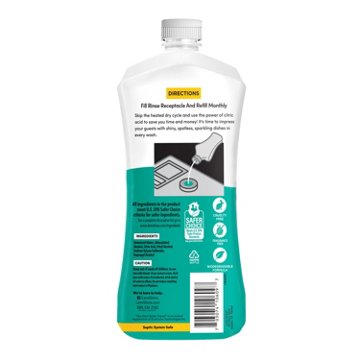 Lemi Shine Shine + Dry Natural Dishwasher Rinse Aid