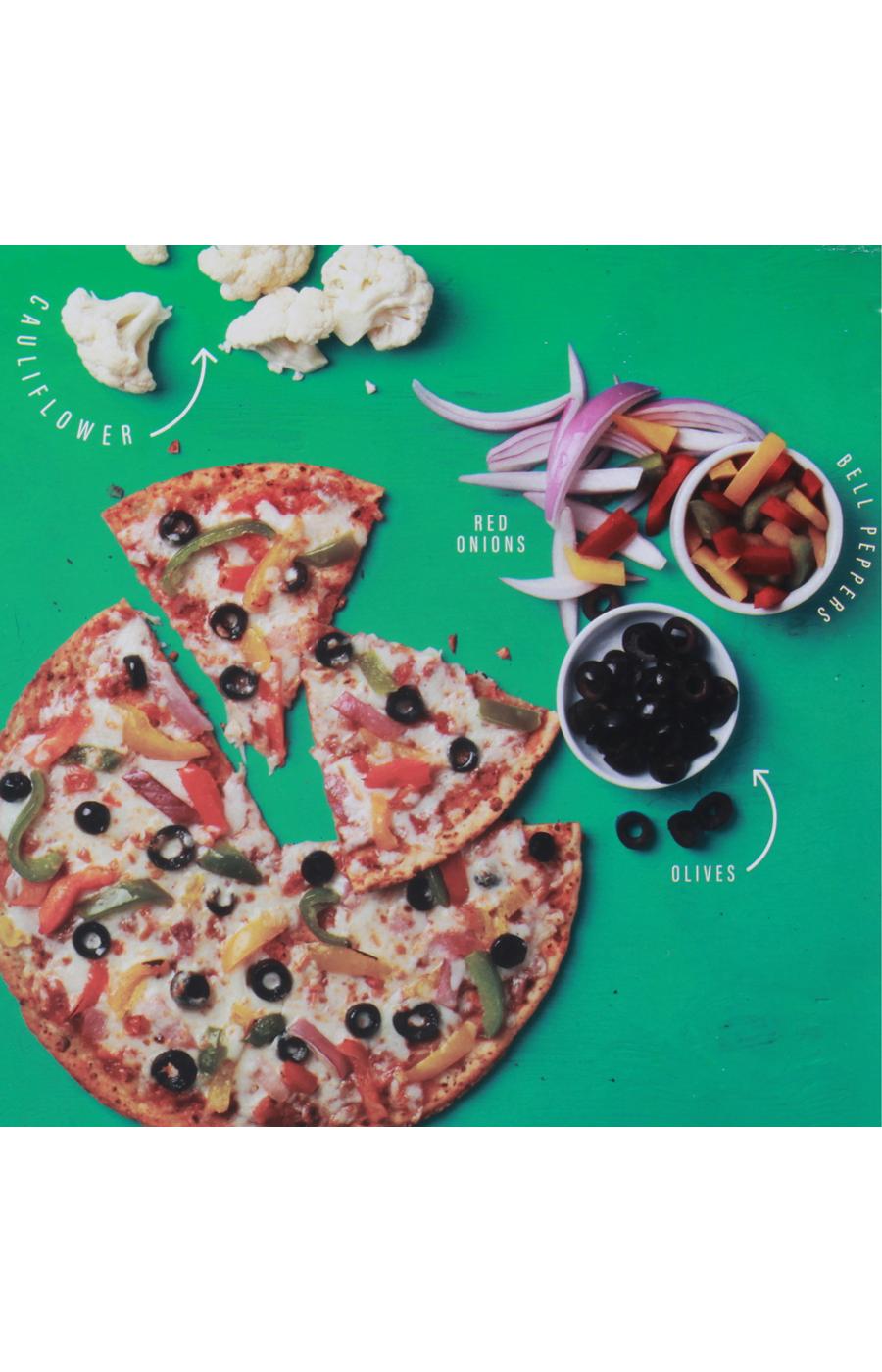 MightyCrust by H-E-B Veggie Cauliflower Crust Gluten Free Frozen Pizza; image 3 of 4