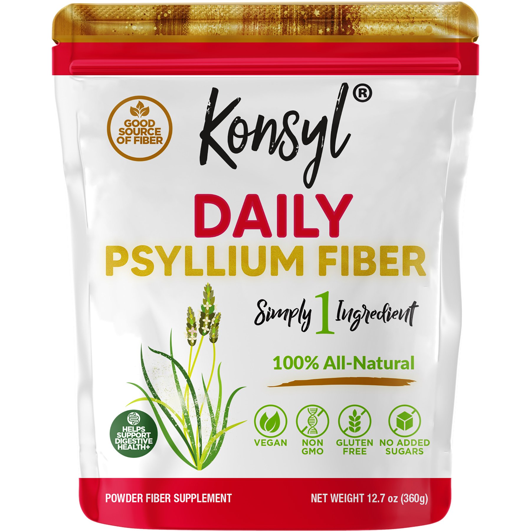 Konsyl Daily Psyllium Fiber, 12.7 oz