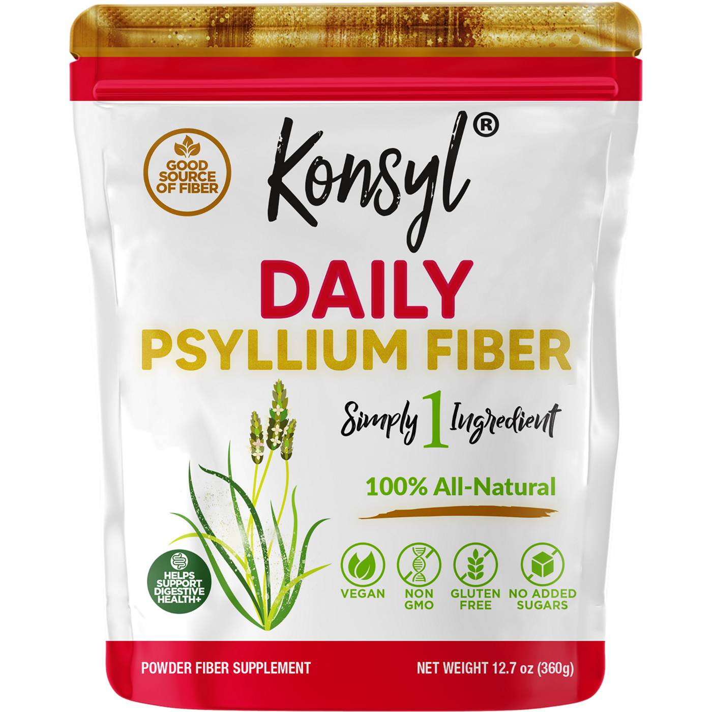 Konsyl Daily Psyllium Fiber; image 1 of 2