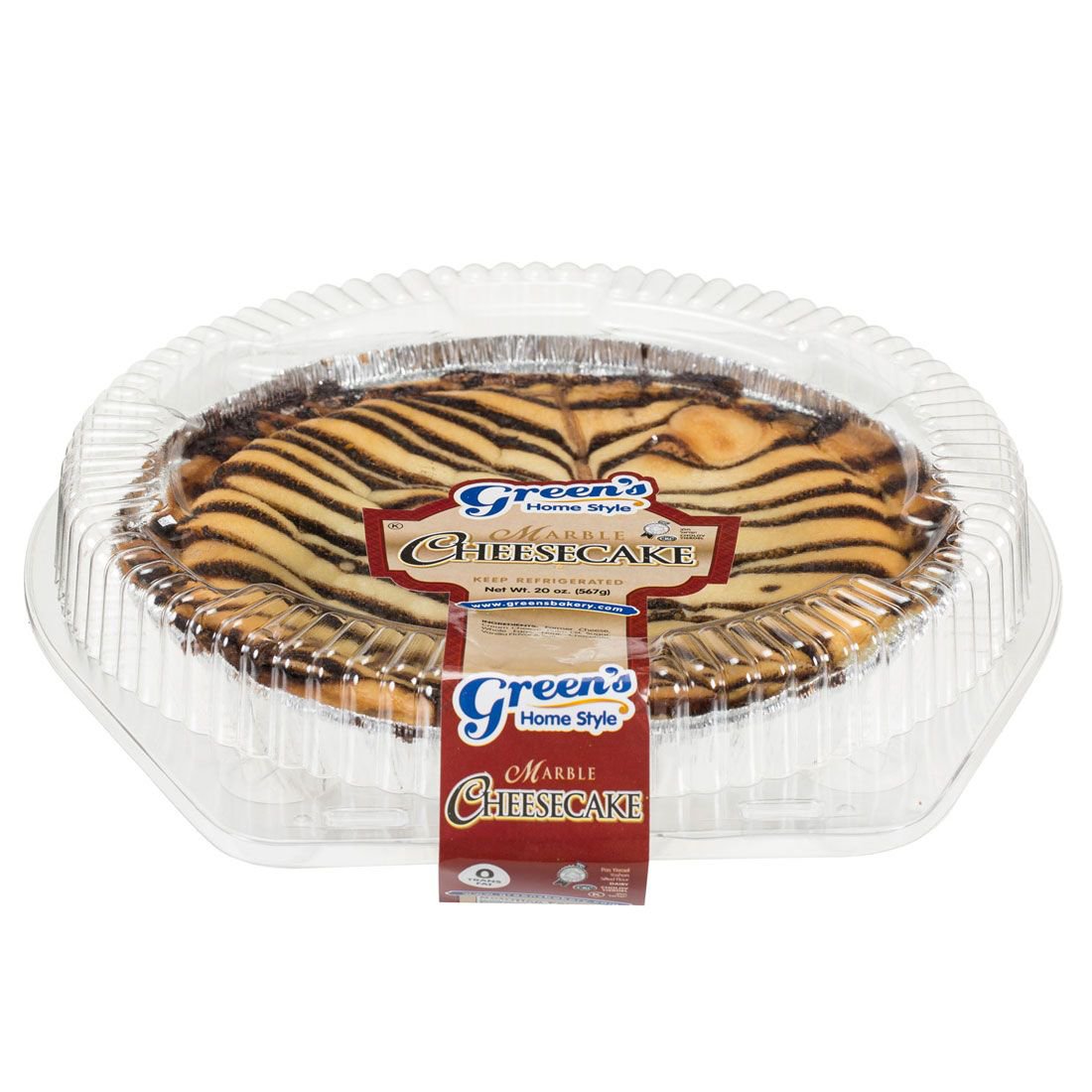 Green's Home Style 7" Marble Cheesecake, Kosher - Shop Desserts
