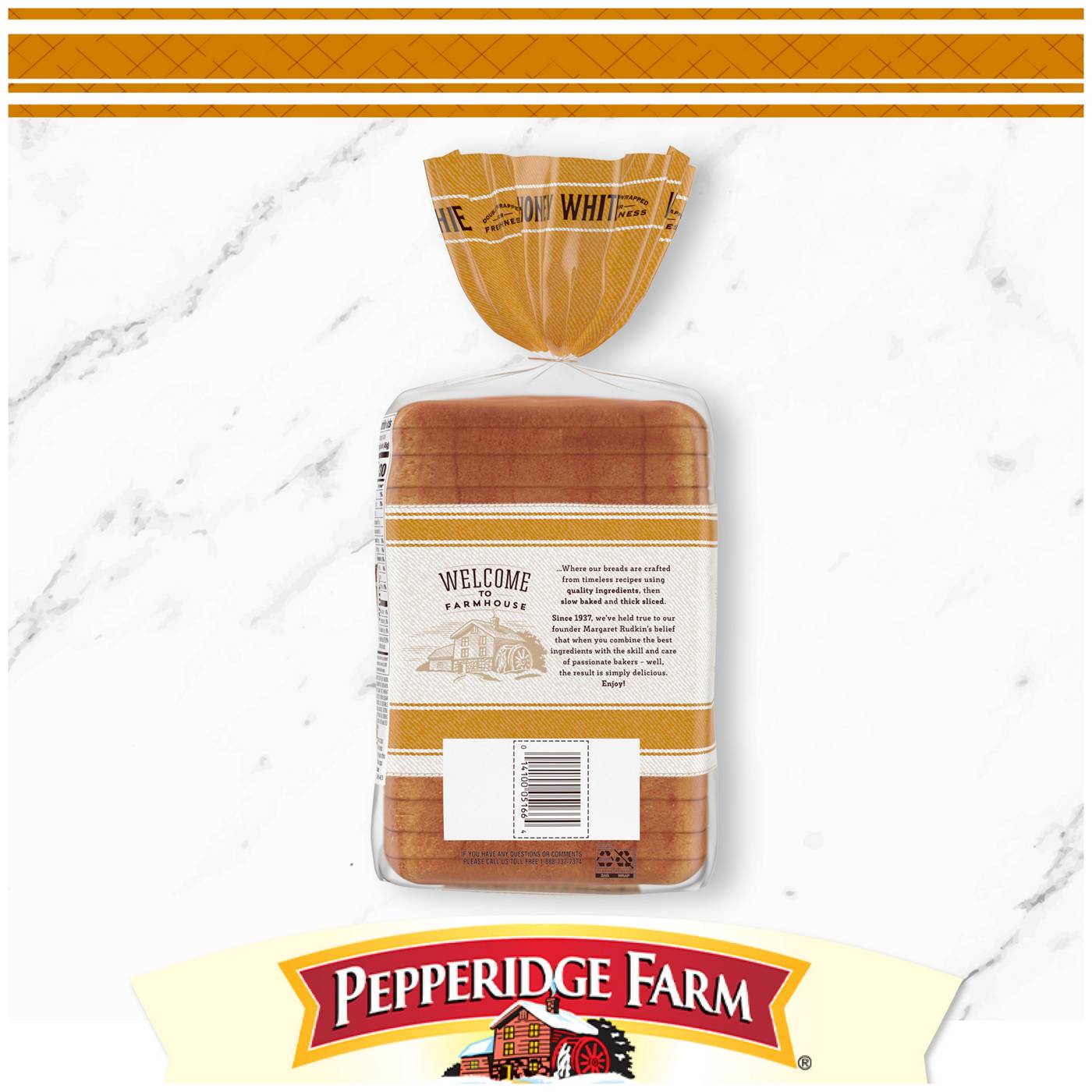 Pepperidge Farm Farmhouse Honey White Bread; image 8 of 9