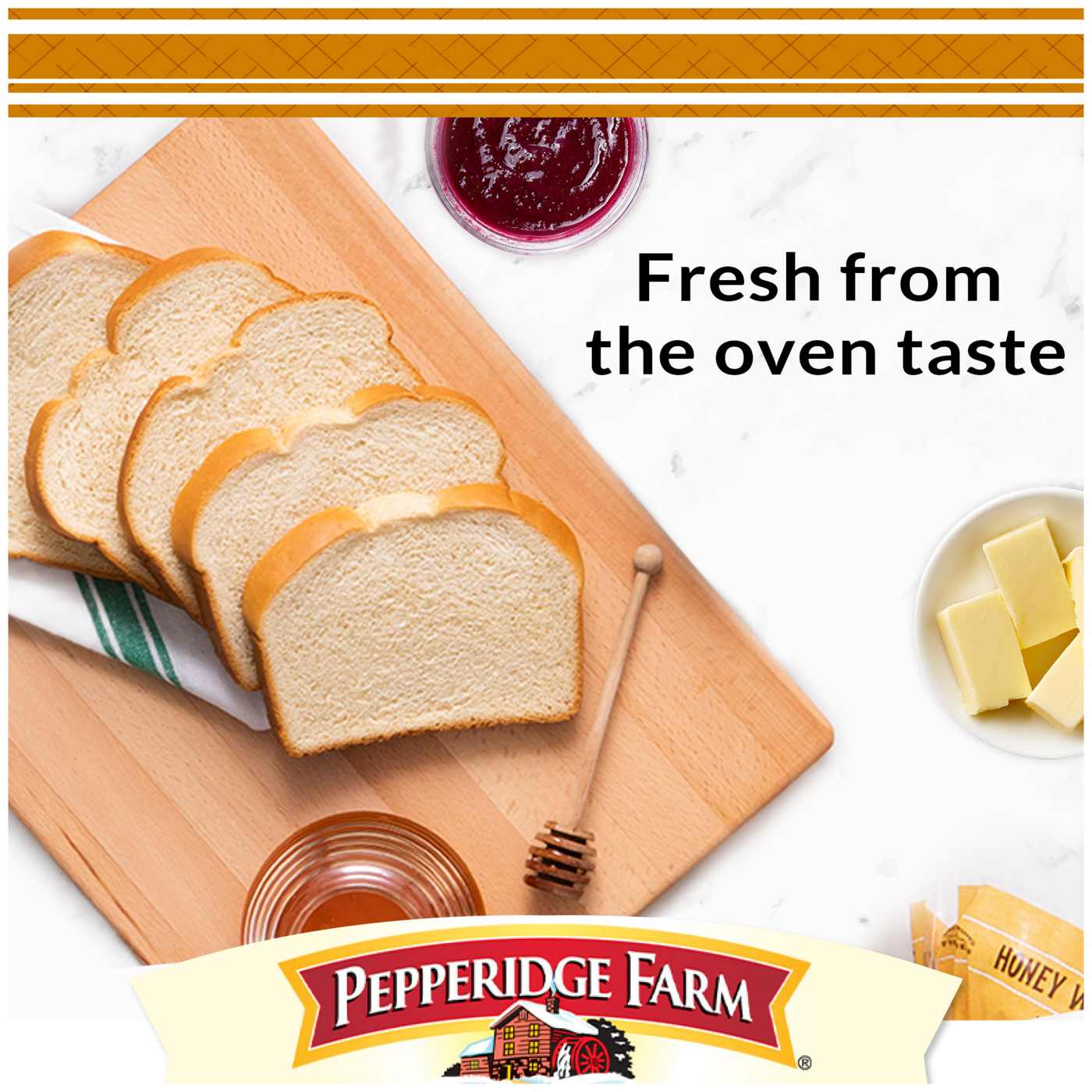 Pepperidge Farm Farmhouse Honey White Bread; image 9 of 9