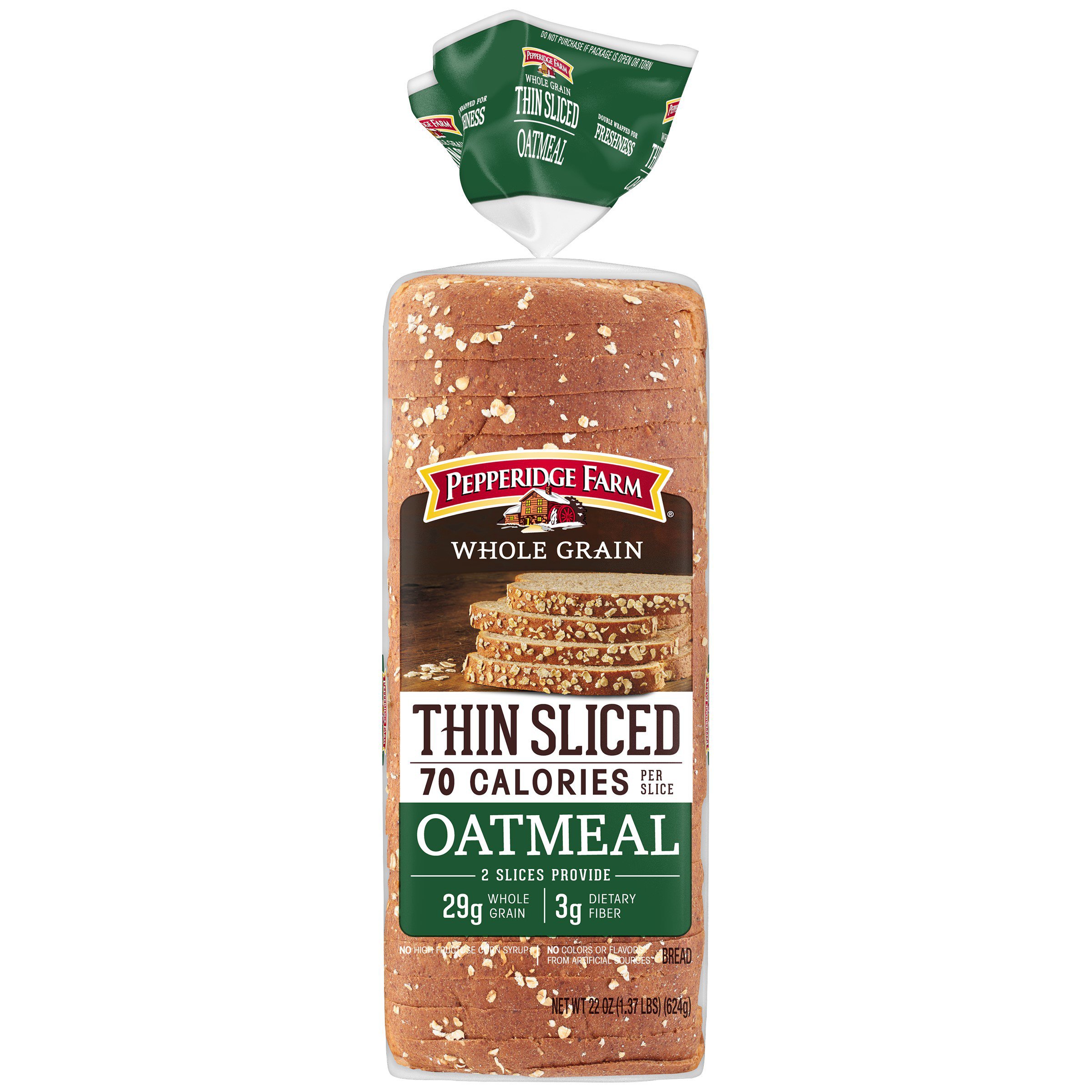 Pepperidge Farm Whole Grain Oatmeal Thin Sliced Bread Shop Sliced