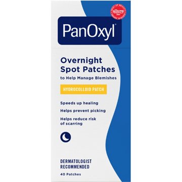 PanOxyl PM Overnight HydroColloid Spot Patches, 40 ct