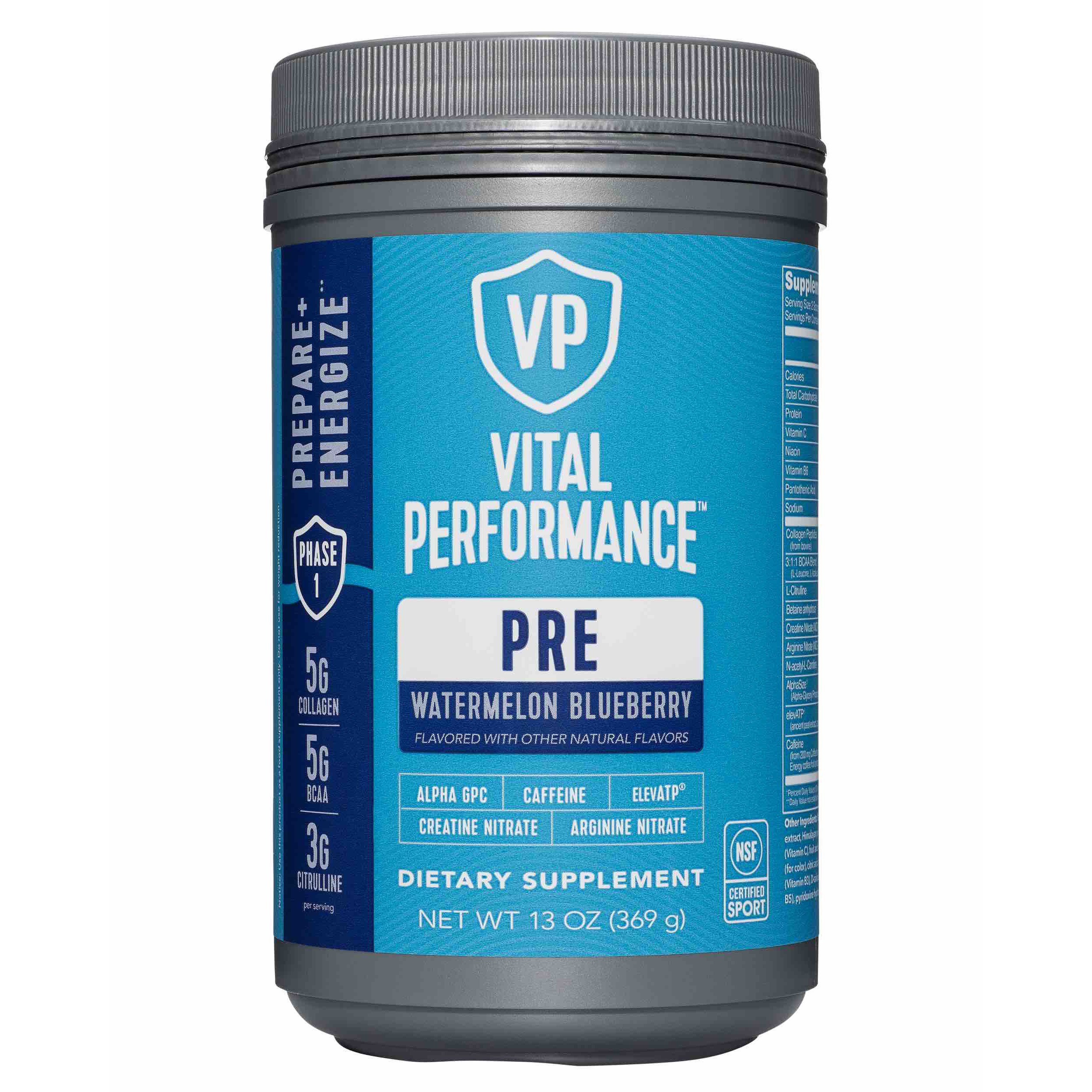Vital Proteins Vital Performance Pre Watermelon Blueberry, 13 oz ...