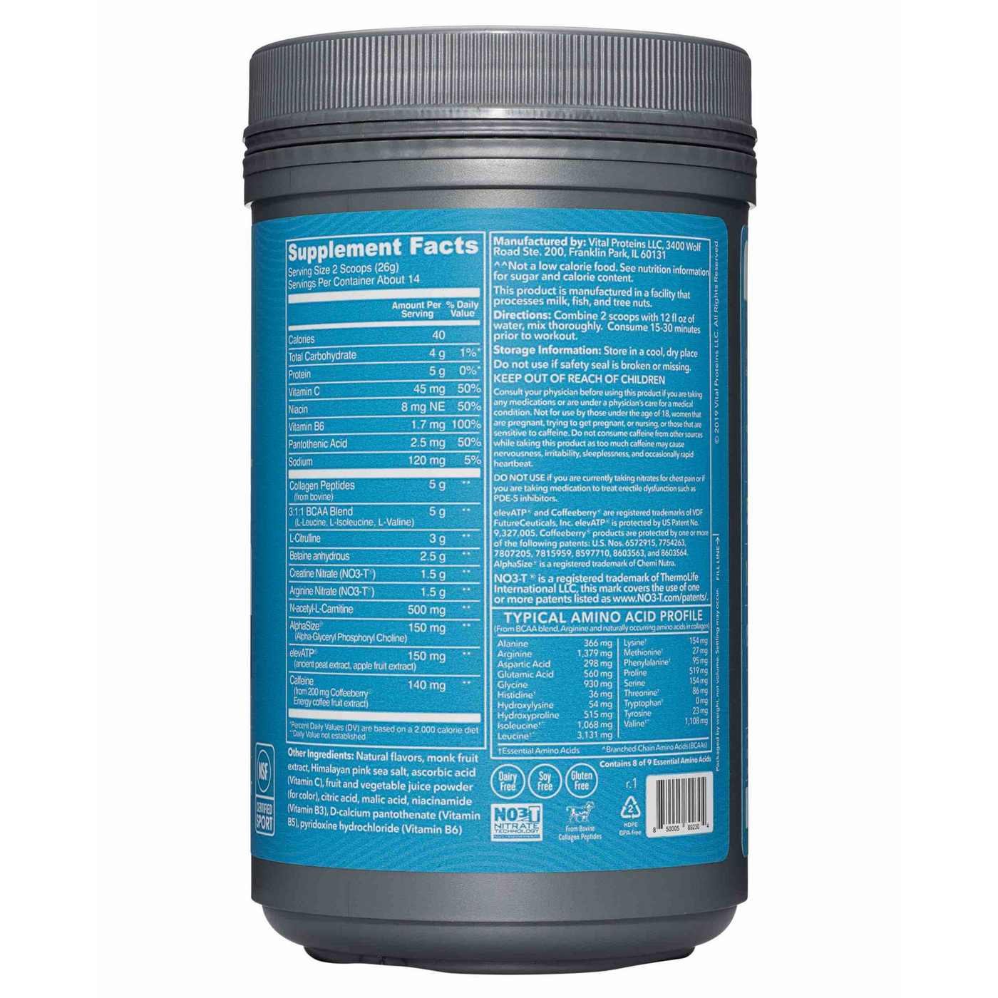 Vital Proteins Vital Performance Pre Watermelon Blueberry; image 2 of 2
