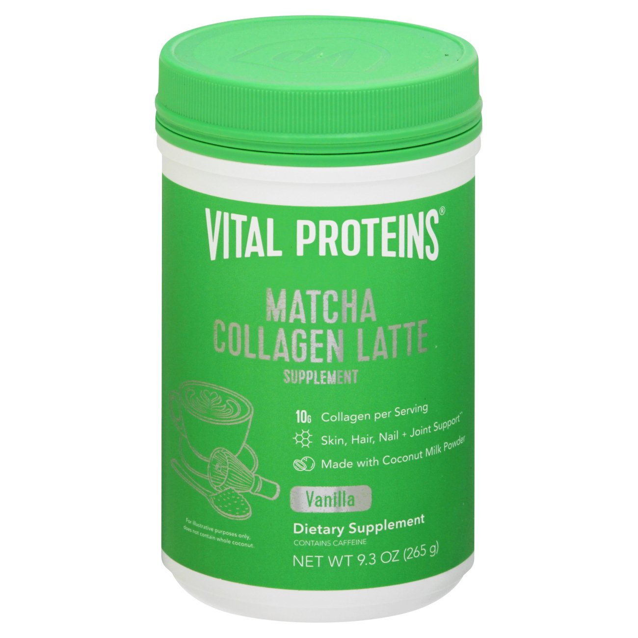 Vital Proteins Matcha Latte Vanilla Shop Vitamins & Supplements at HEB