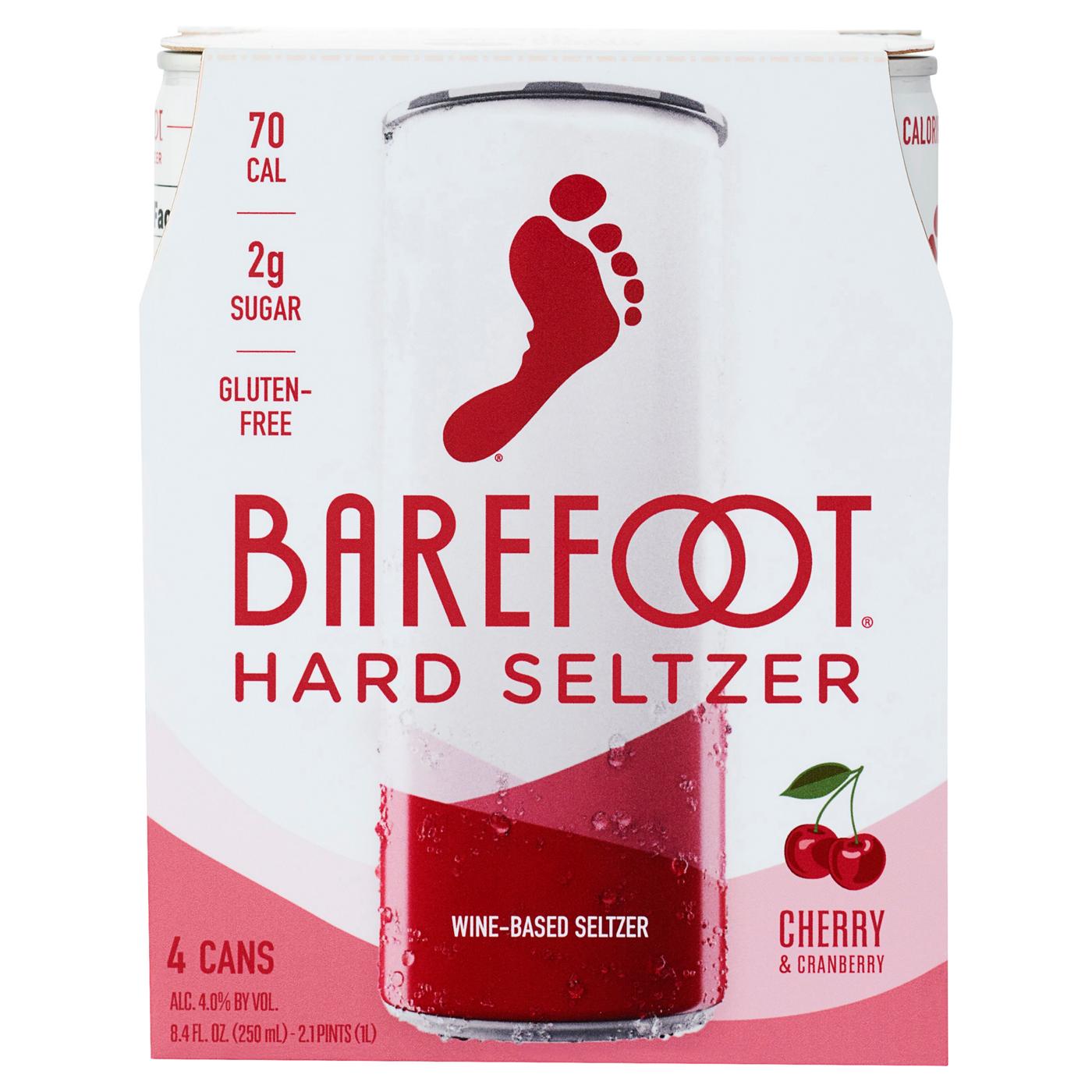 Barefoot Wine Hard Seltzer Cherry & Cranberry 250 mL; image 1 of 6