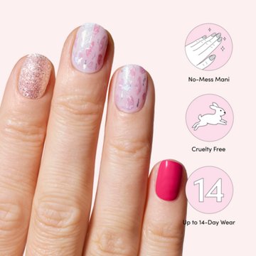 Dashing Diva Gloss Ultra Shine Gel Nail Strips - Palm Beach, 32 ct