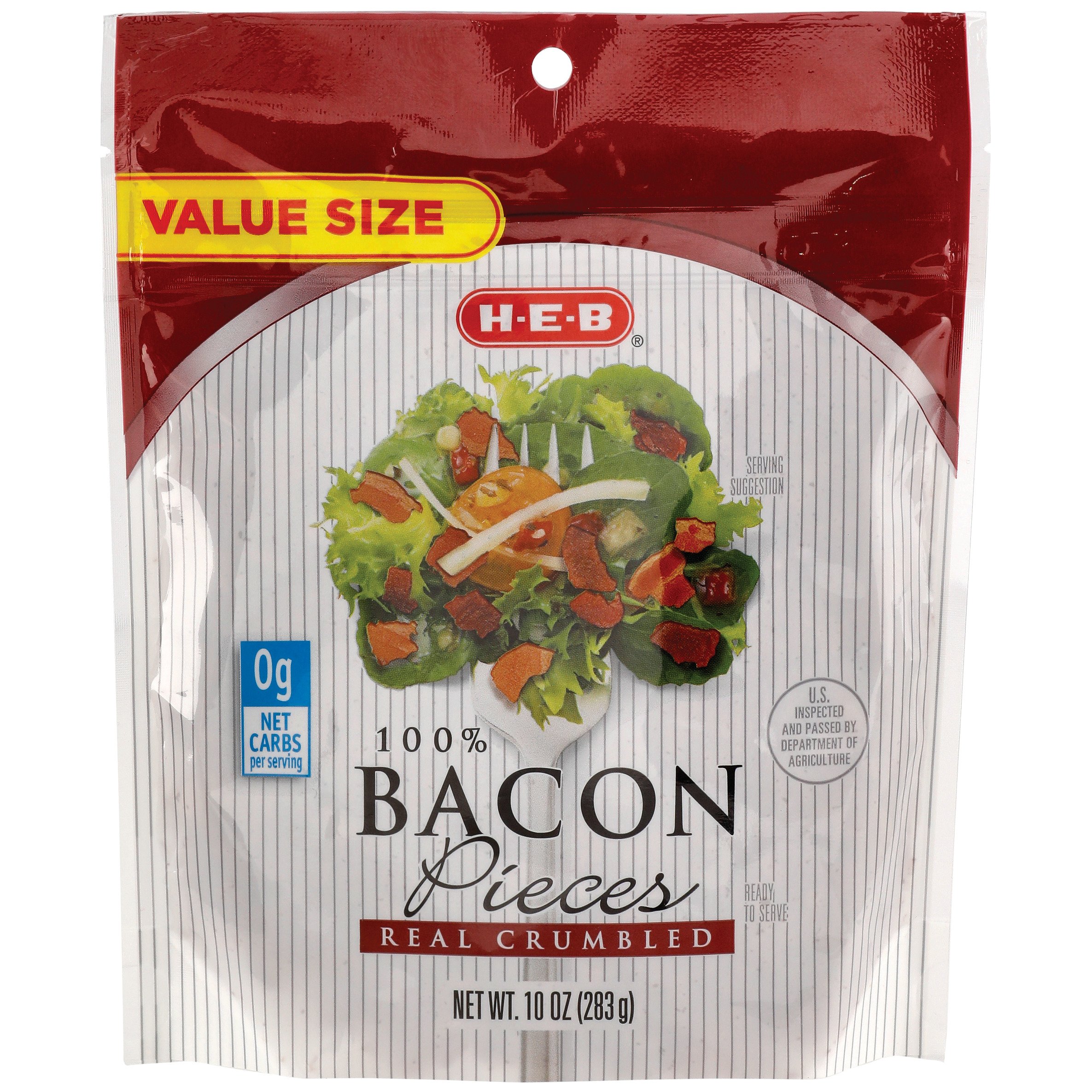 H-E-B Bacon Pieces - Shop Salad Toppings At H-E-B