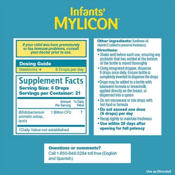 Mylicon Infants' Daily Probiotic Drops, 8 mL