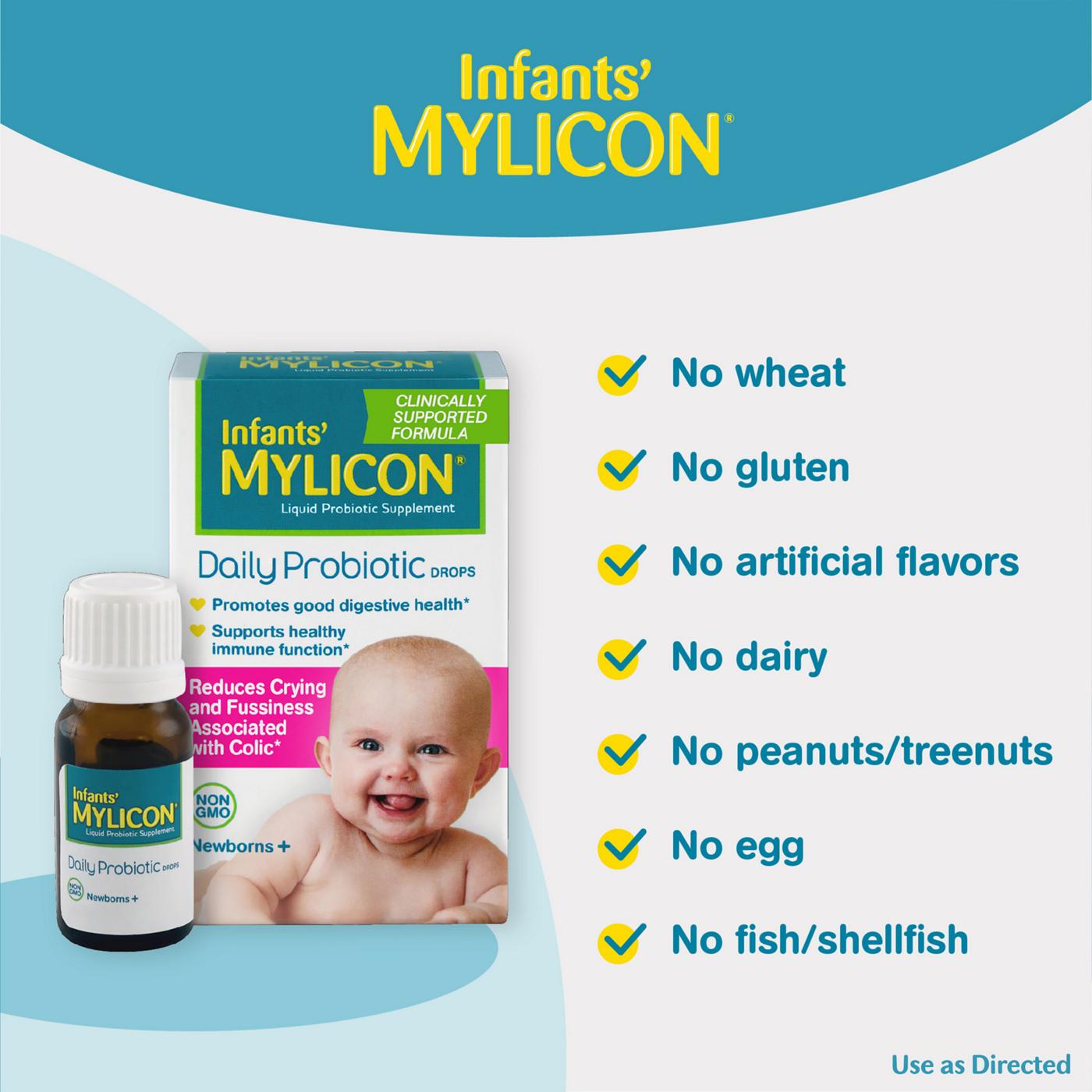 Mylicon Infants Daily Probiotic Drops; image 8 of 8