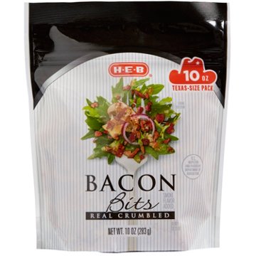 H-E-B Real Crumbled Bacon Bits, 10 oz