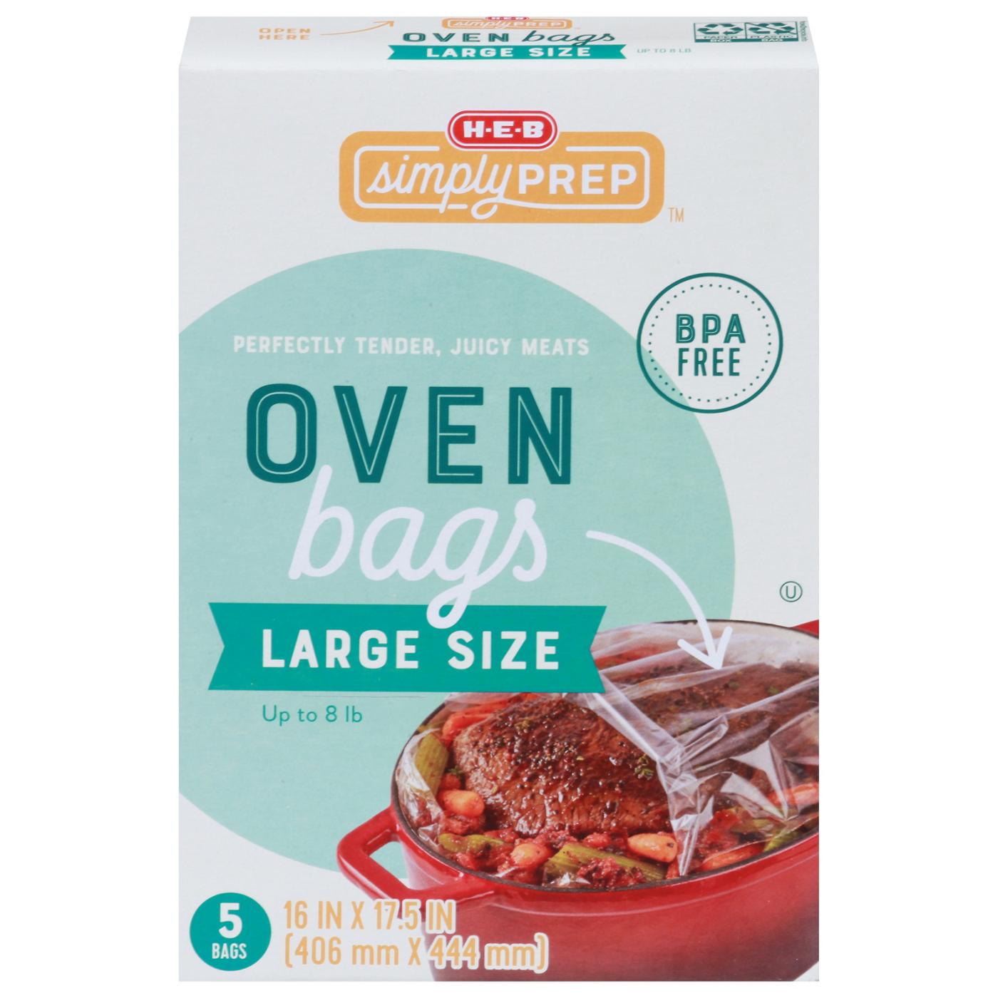 H-E-B Simply Prep Oven Bags Large Size; image 1 of 2