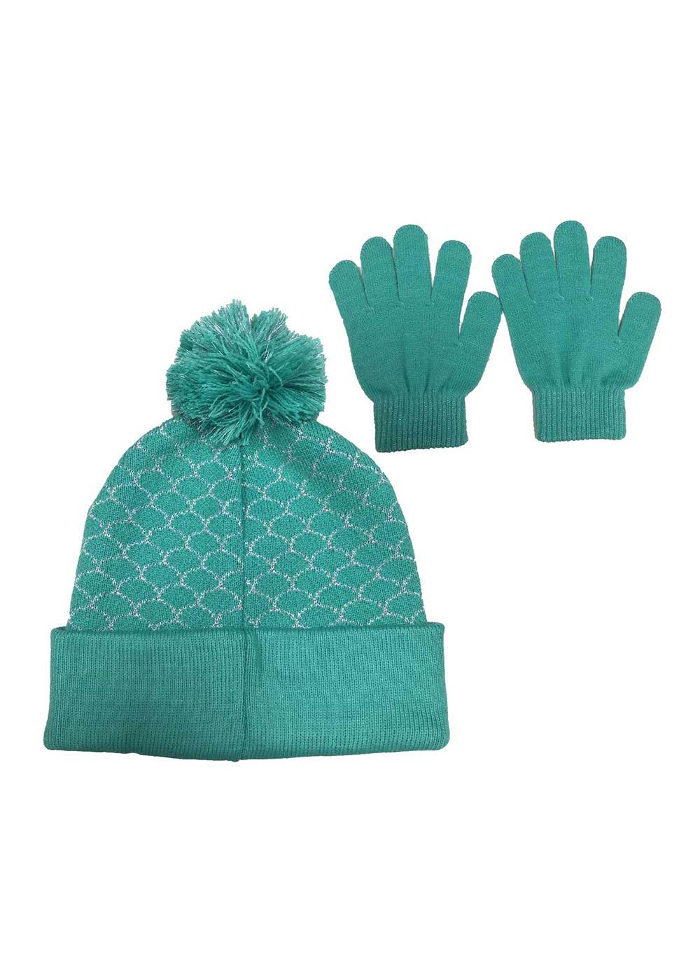 Disney Princess Ariel Beanie & Glove Set; image 2 of 2