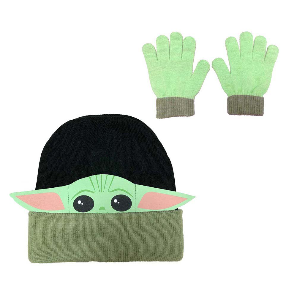 Star Wars Toddler Kids' Baby Yoda 2-Piece Hat & Mittens Set