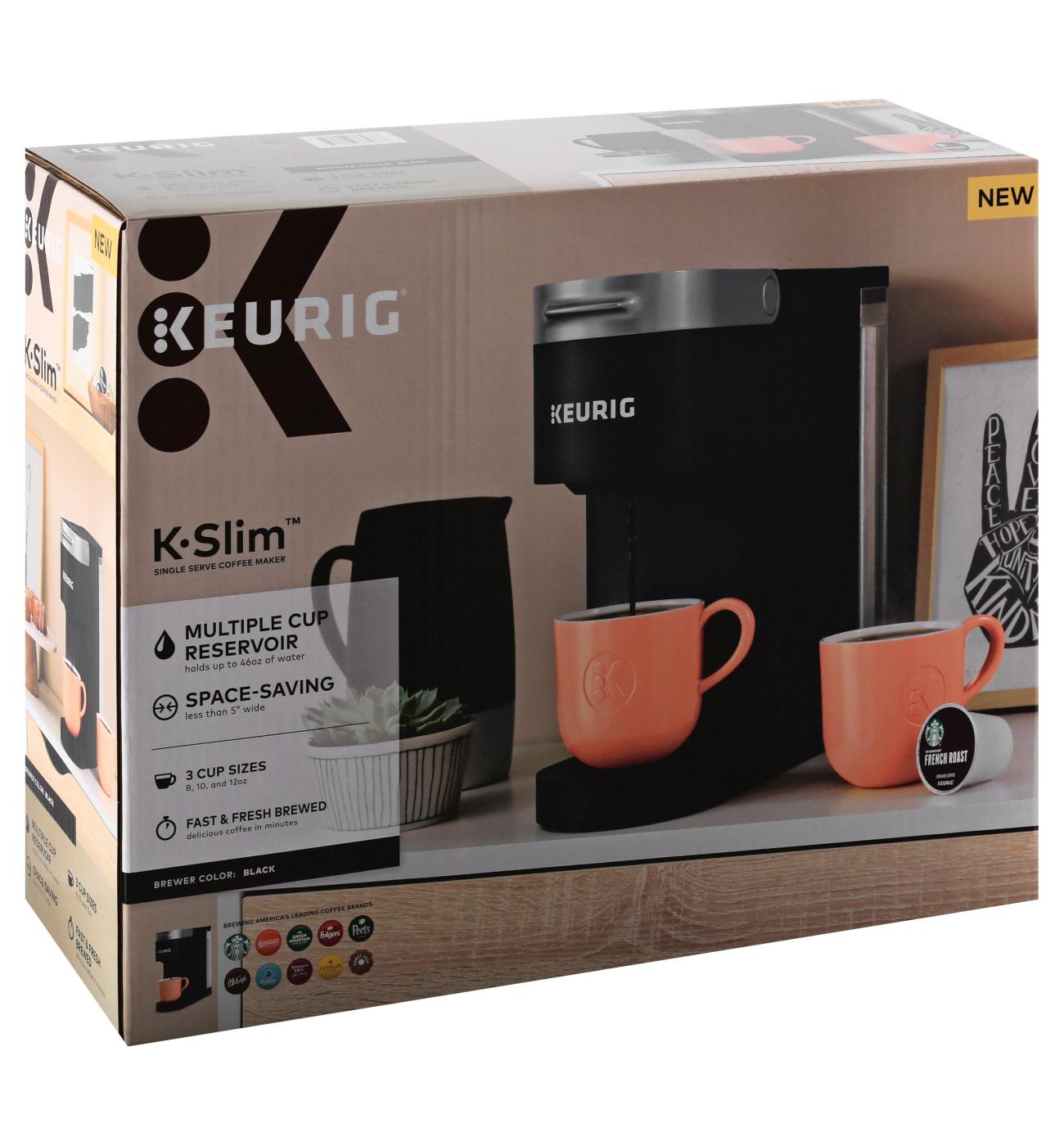 Keurig K-Slim Black Single Serve Coffee Maker; image 6 of 7