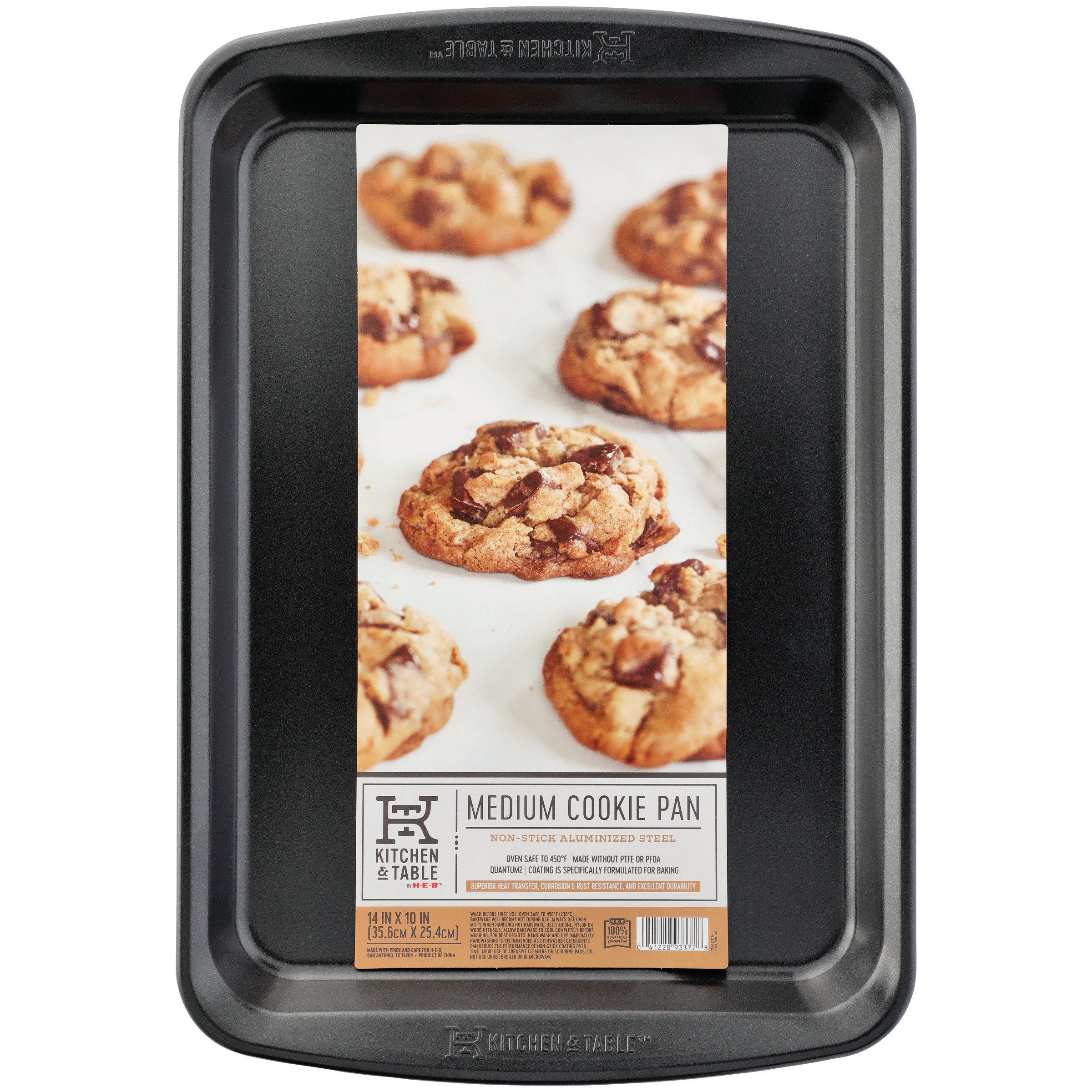 Kitchen & Table by H-E-B Gunmetal Aluminized Steel Large Cookie Sheet -  Shop Pans & Dishes at H-E-B