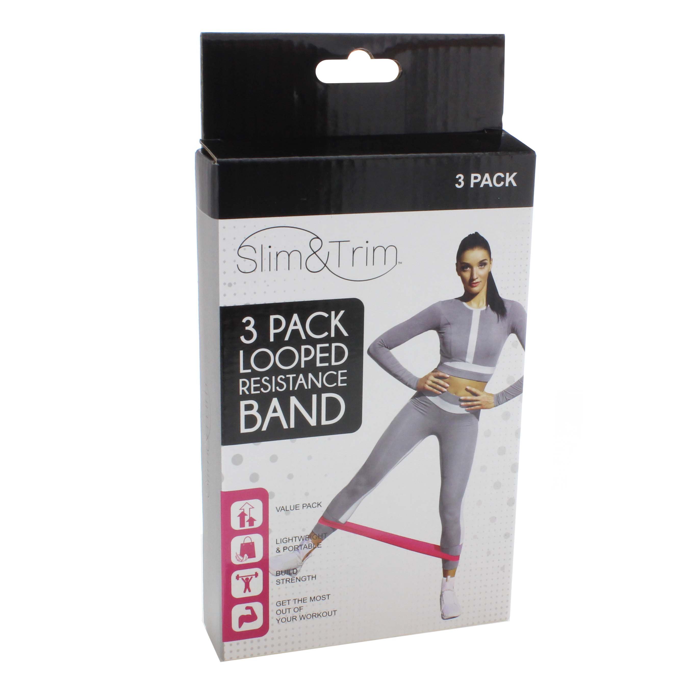 Capelli Slim & Trim Looped Resistance Bands Shop Patio & Outdoor at HEB