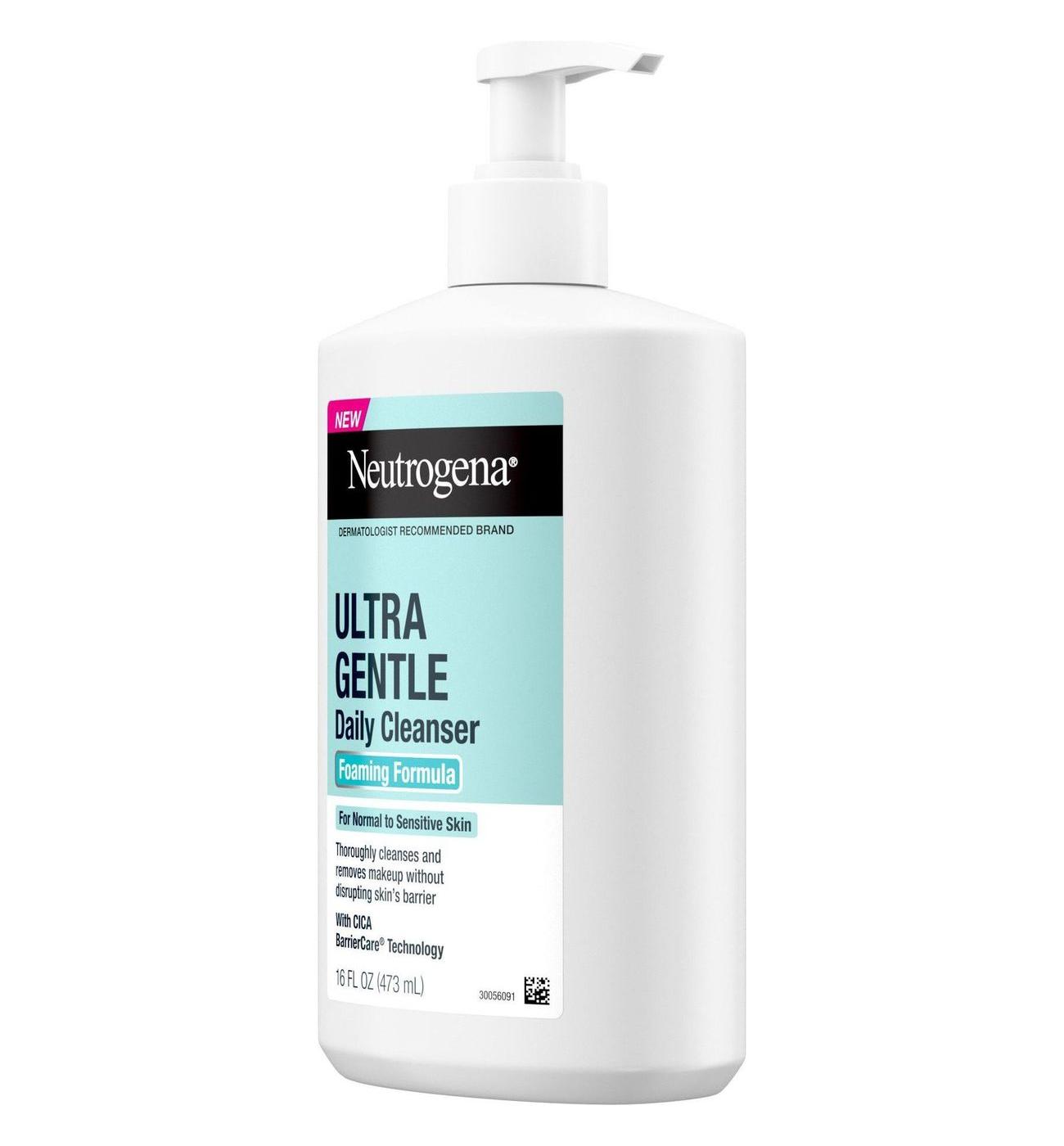 Neutrogena Fragrance Free Ultra Gentle Daily Foaming Cleanser; image 8 of 8