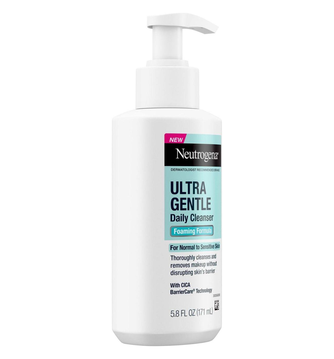 Neutrogena Ultra Gentle Daily Cleanser; image 3 of 8