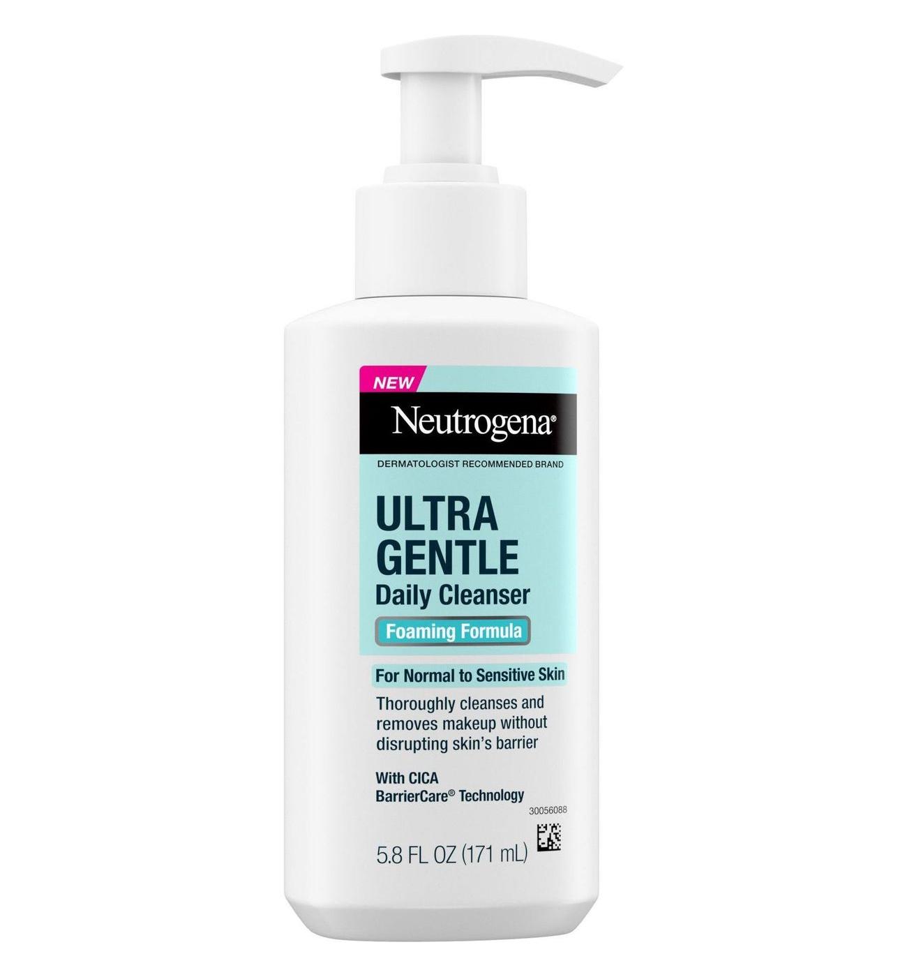 Neutrogena Ultra Gentle Daily Cleanser; image 5 of 8