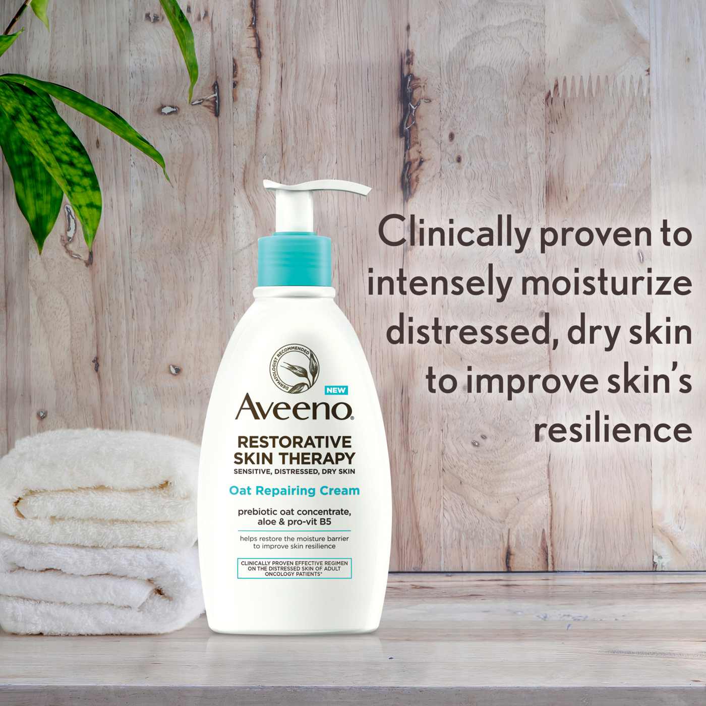 Aveeno Restorative Skin Therapy Oat Repairing Cream; image 2 of 4