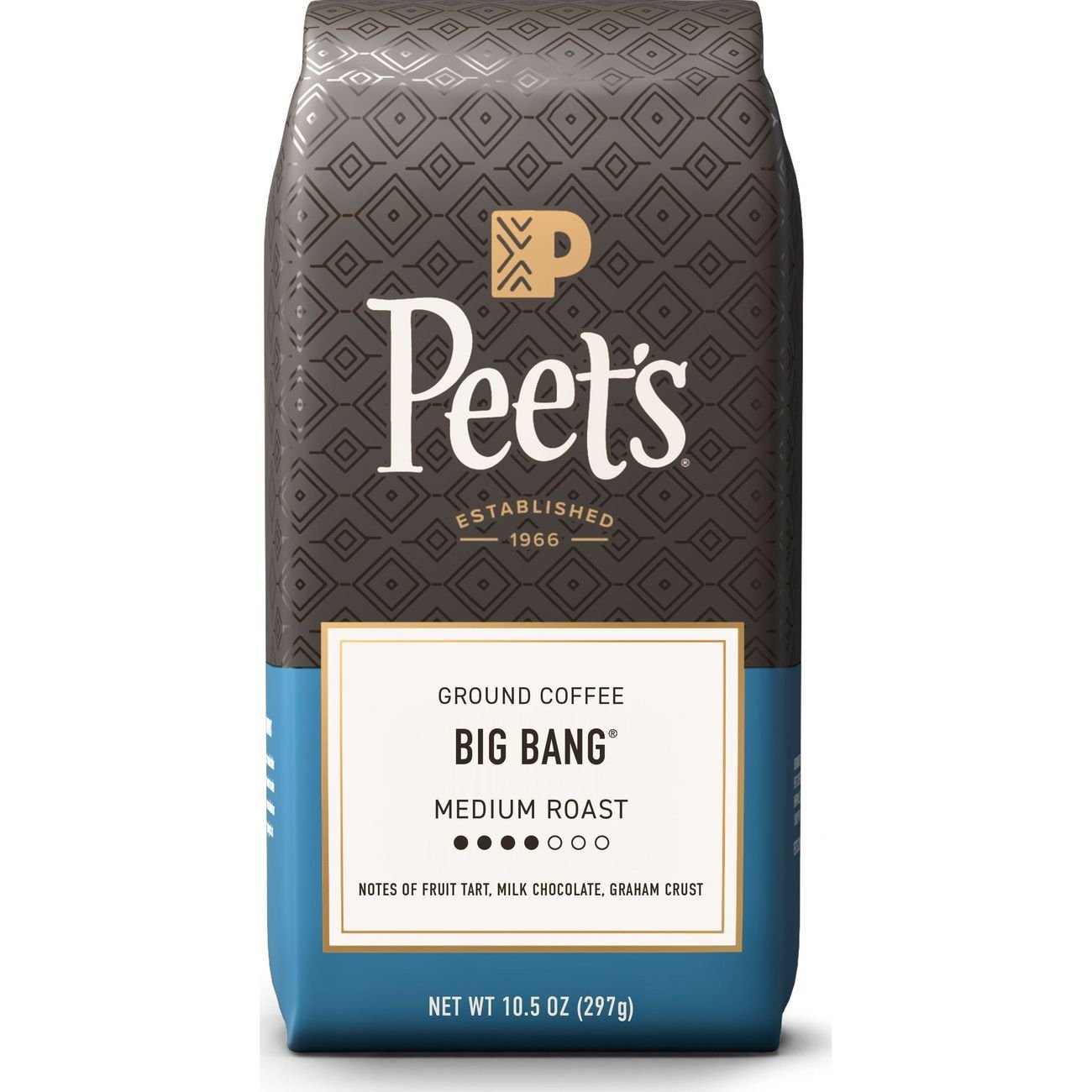 Peet's Coffee Big Bang Medium Roast Ground Coffee, 10.5 oz