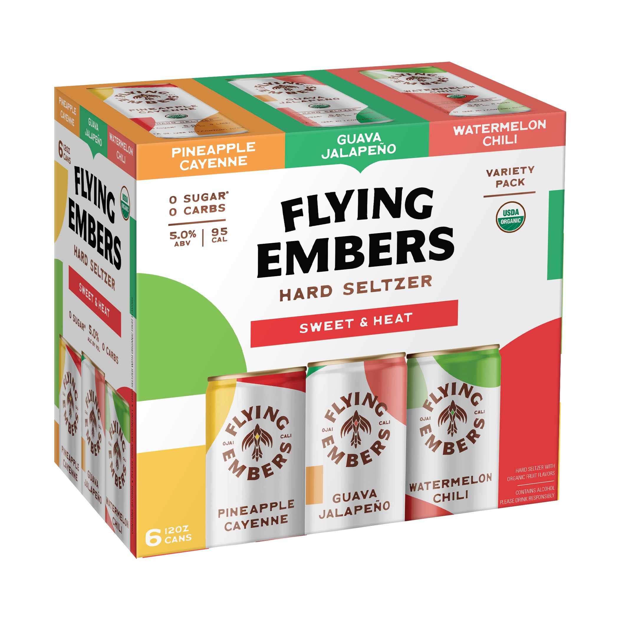 Flying Embers Sweet and Heat Hard Seltzer Variety Pack, Cans Shop