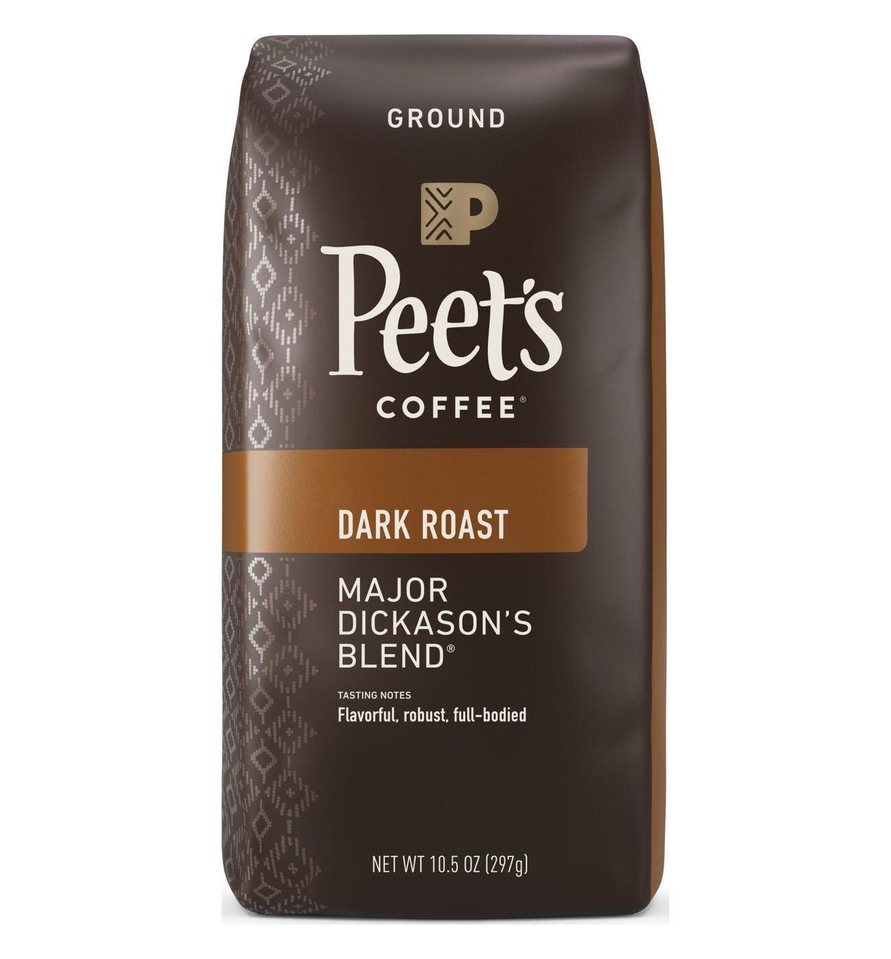Peet's Coffee Major Dickason's Blend Dark Roast Ground Coffee; image 1 of 2