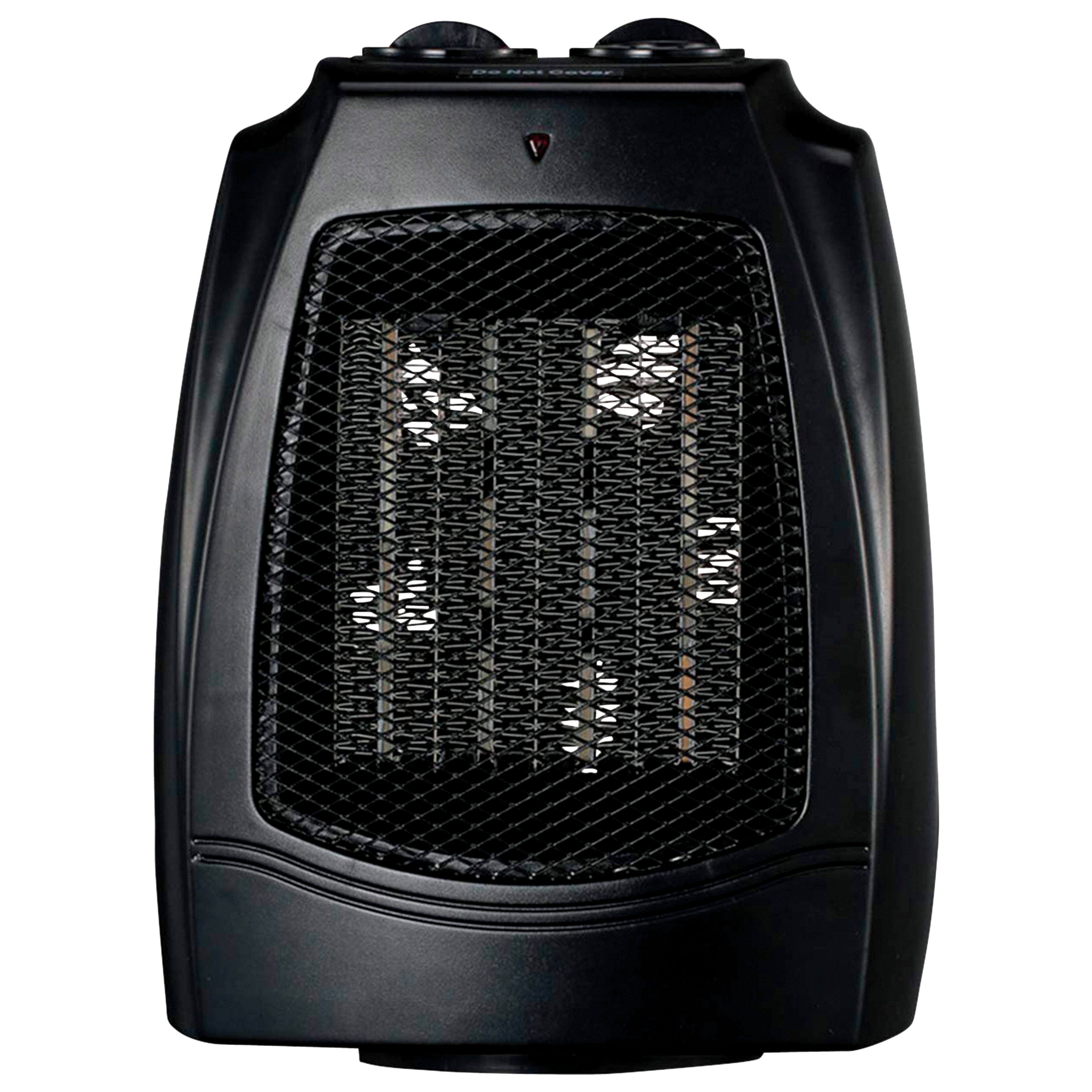 Lifesmart Black Personal 1500W Tabletop Ceramic Heater Shop Air
