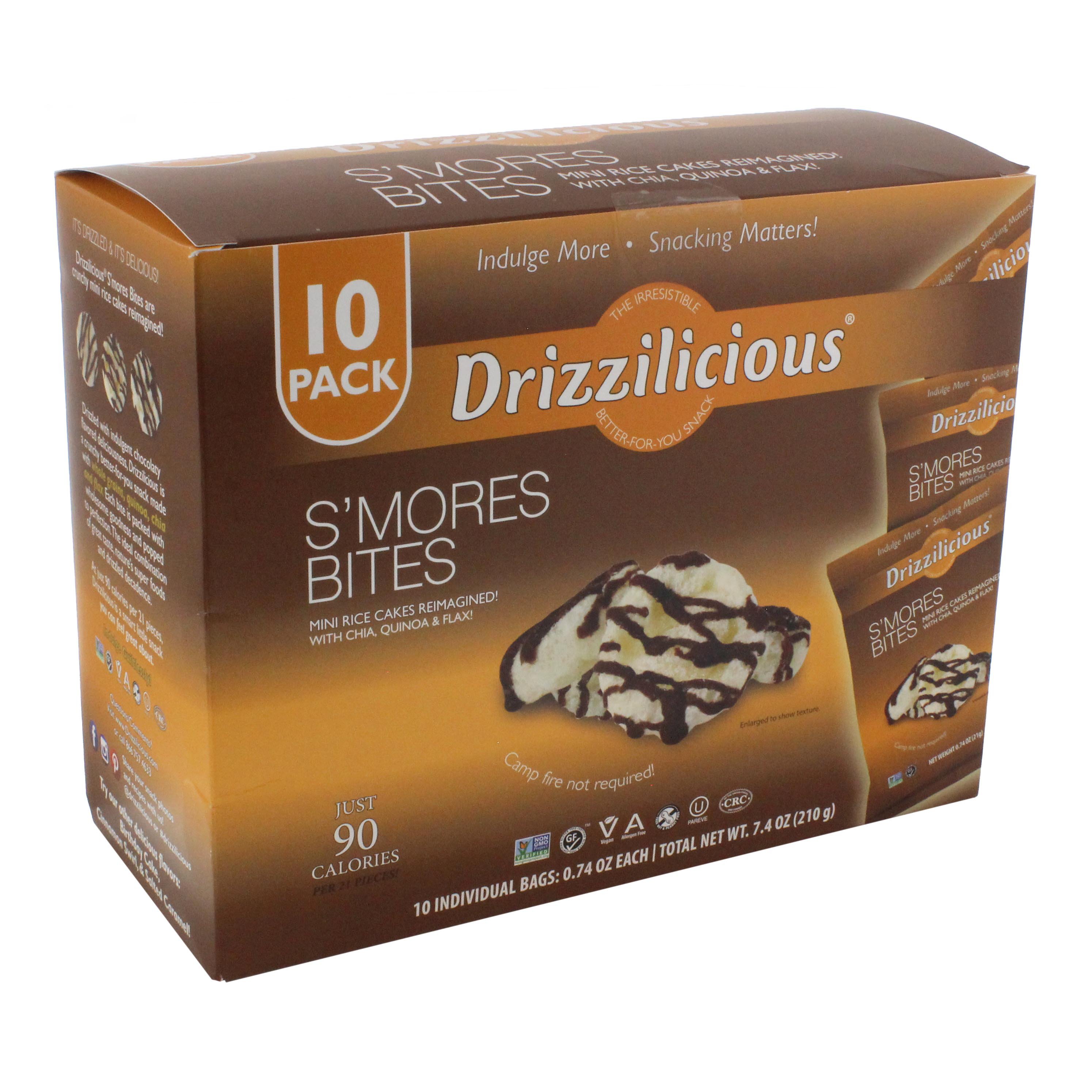 Drizzilicious S'mores Mini Rice Cake Bites Multipack Shop Rice Cakes