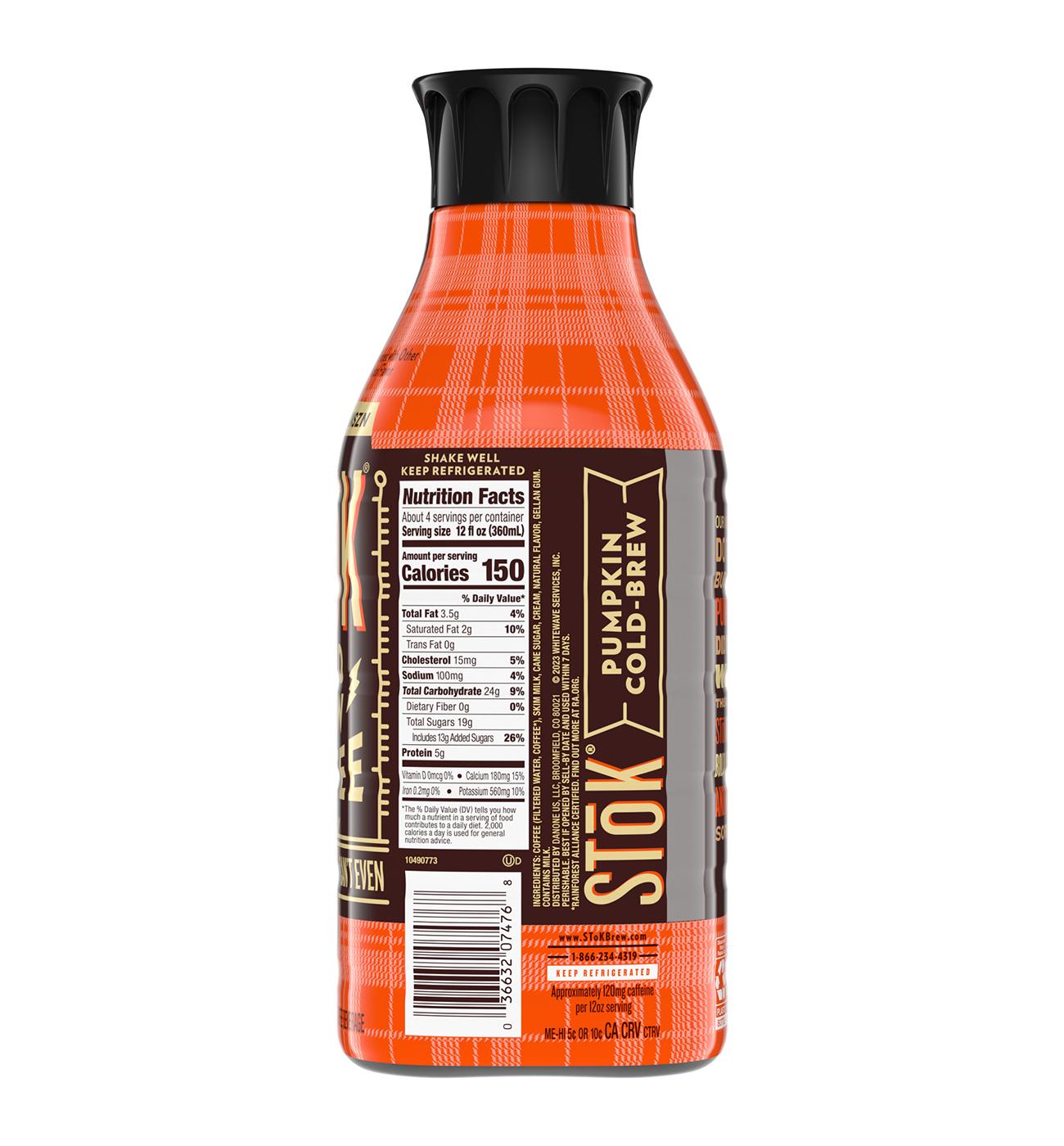 SToK Pumpkin Creamed Cold Brew Coffee; image 3 of 12