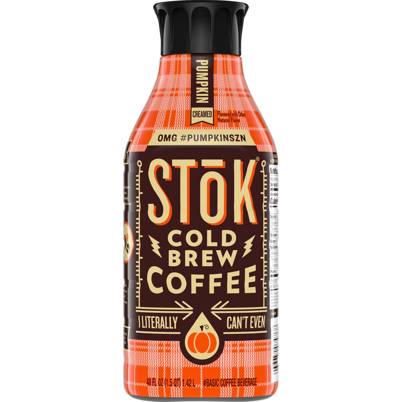 SToK Pumpkin Creamed Cold Brew Coffee; image 1 of 2