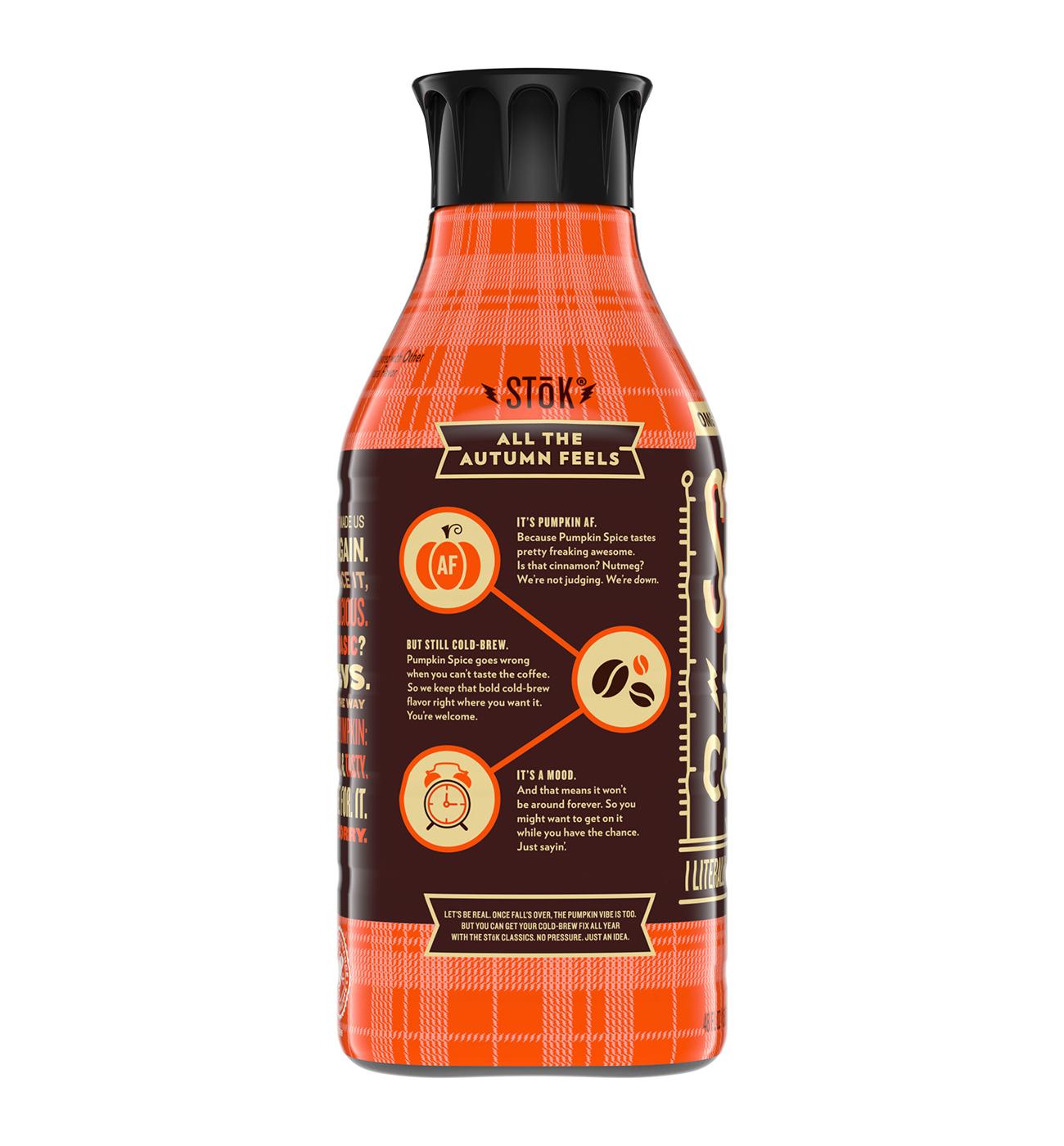 SToK Pumpkin Creamed Cold Brew Coffee; image 7 of 12