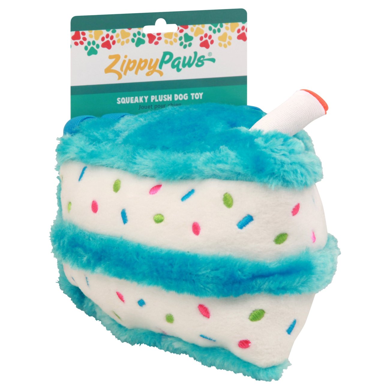 birthday cake dog toy