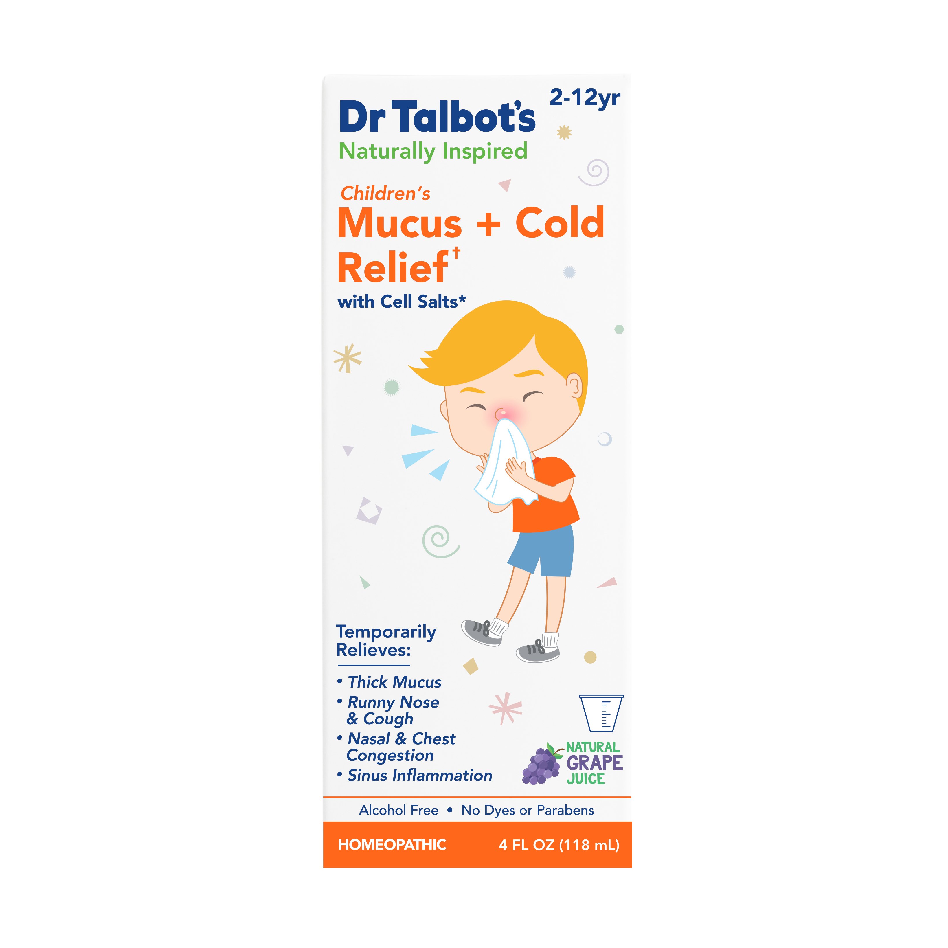 Dr. Talbot's Children's Mucus + Cold Relief Liquid Grape Juice Shop