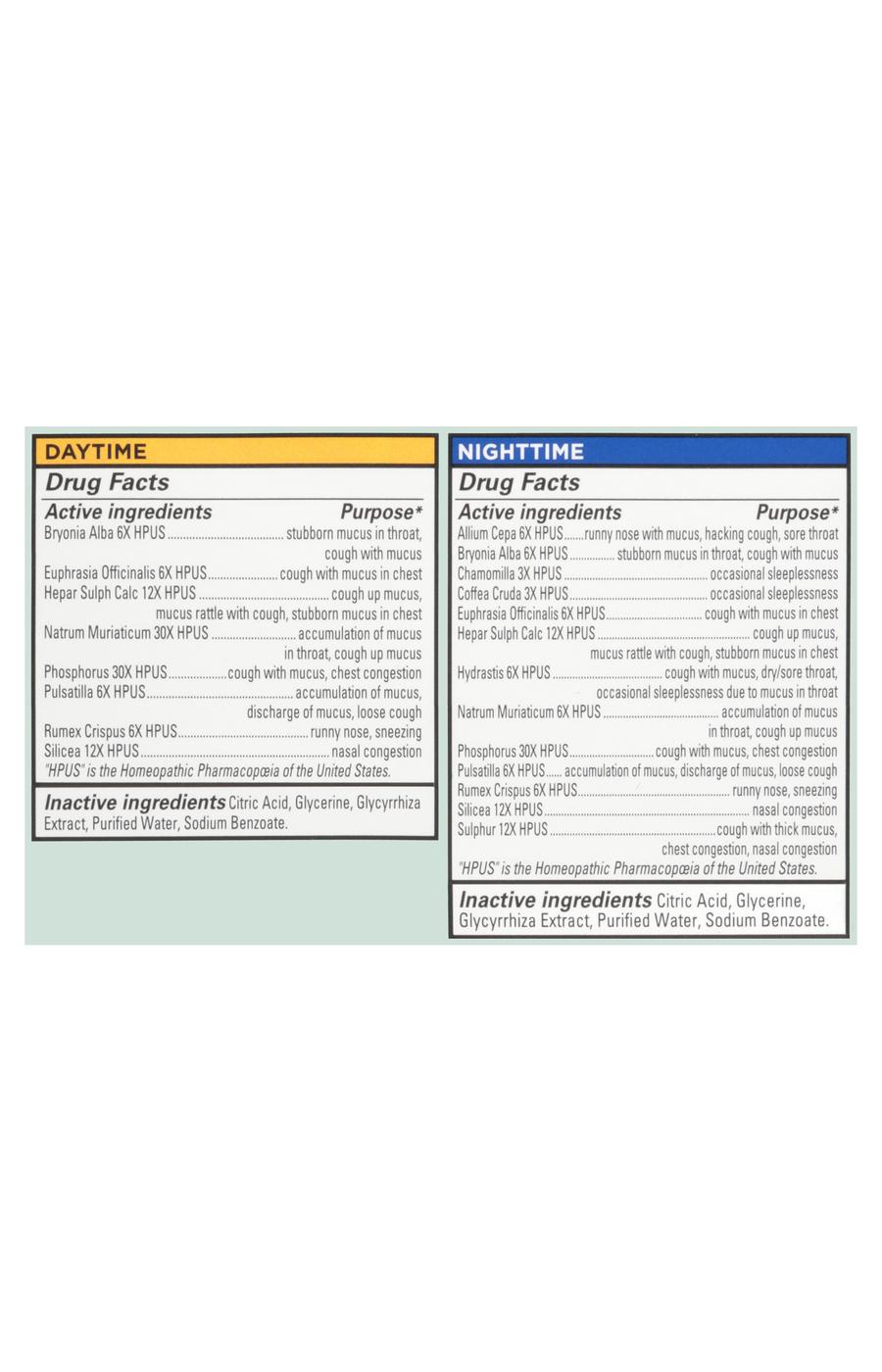 Hyland's Baby Mucus + Cold Relief Day & Night ; image 2 of 2