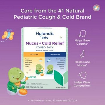 Hyland's Baby Mucus + Cold Relief Day & Night 