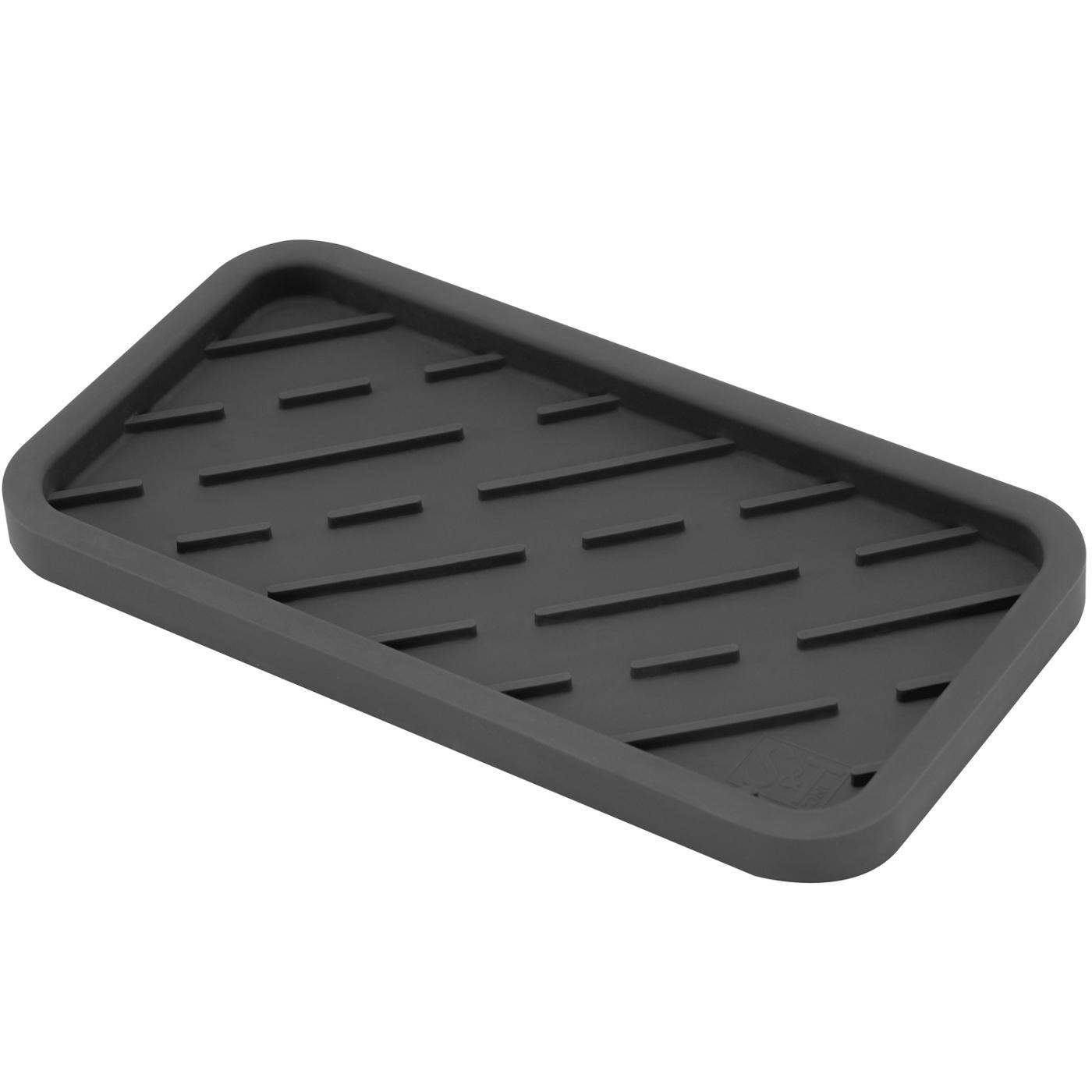 Schroeder & Tremayne Gray Silicone Sink Tray; image 1 of 2
