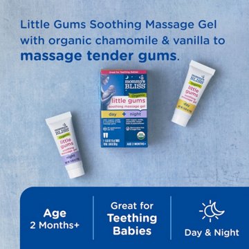 Mommy's Bliss Organic Little Gums Soothing Massage Gel, 2 pk
