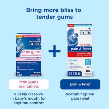 Mommy's Bliss Organic Little Gums Soothing Massage Gel, 2 pk