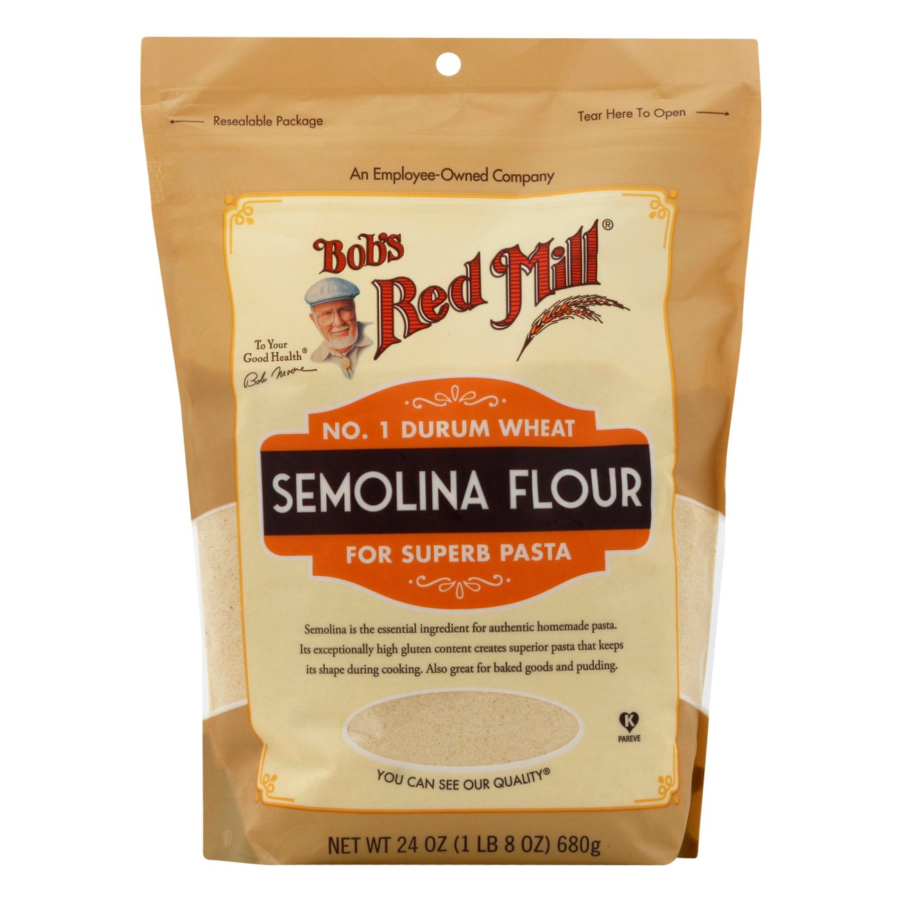 Bobs Red Mill Semolina Pasta Flour Shop Flour at HEB