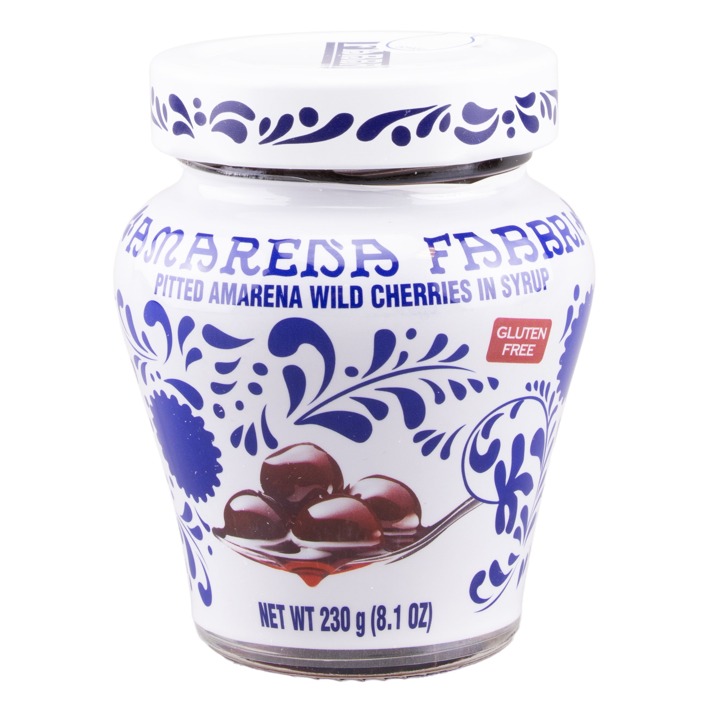 Fabbri Pitted Amarena Wild Cherries in Syrup, 8.1 oz | Central