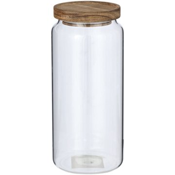 our goods Borosilicate Glass Canister with Lid, 44 oz
